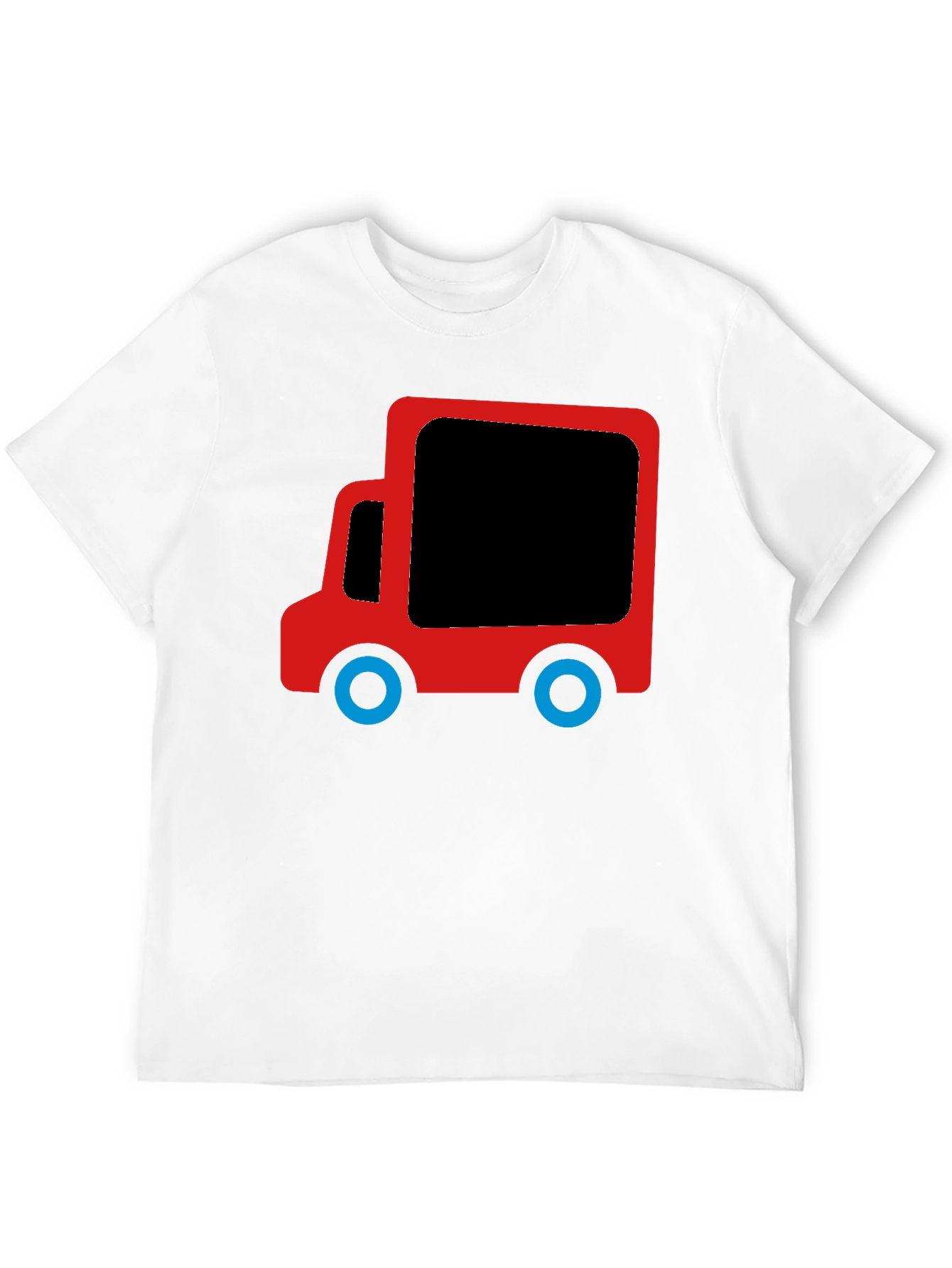 Red Truck Graphic Tee - Black Unisex T-Shirt