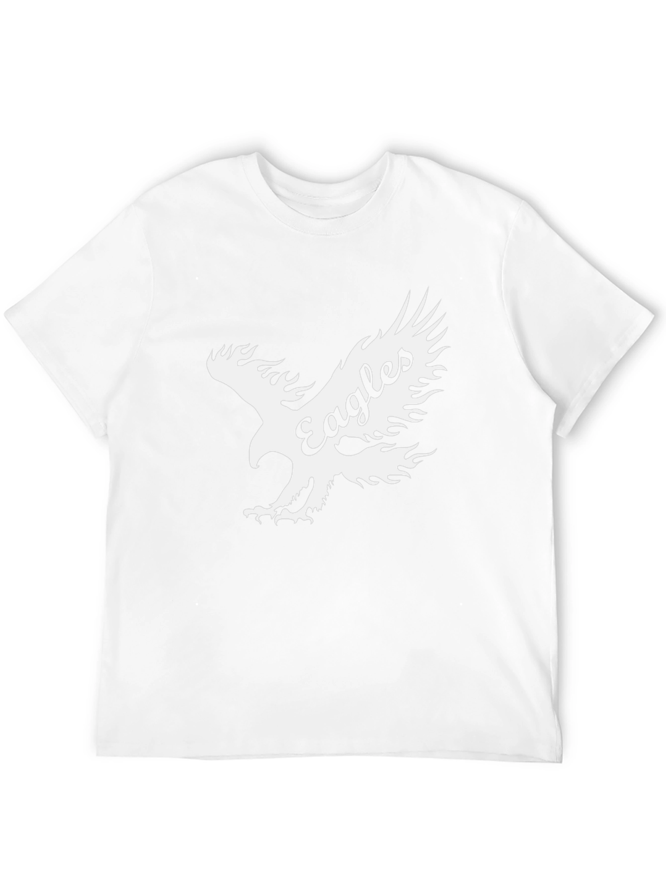 Eagles Graphic Print Black T-Shirt