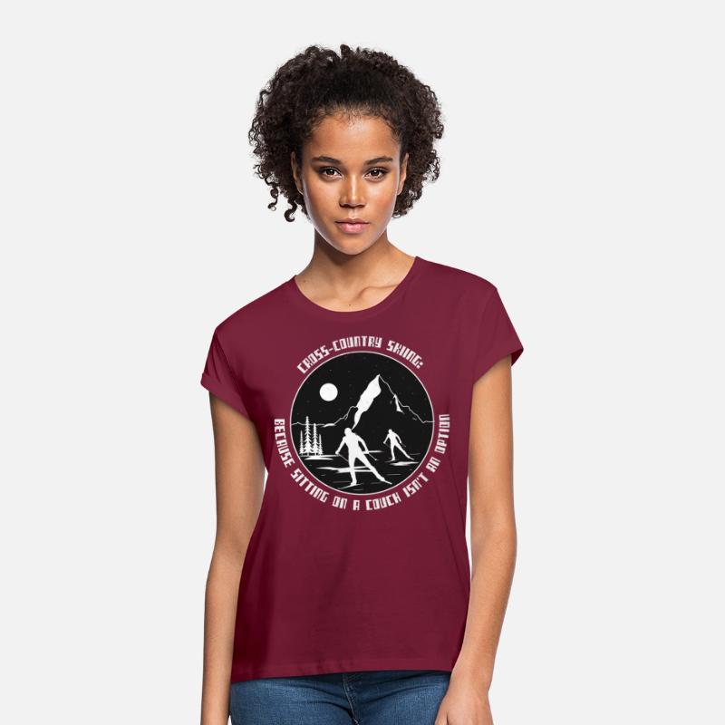 Cross-country skiing: because sitting on a couch i