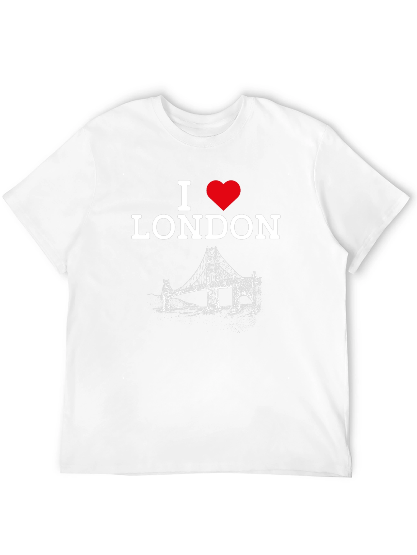 I Heart London Black Graphic T-Shirt
