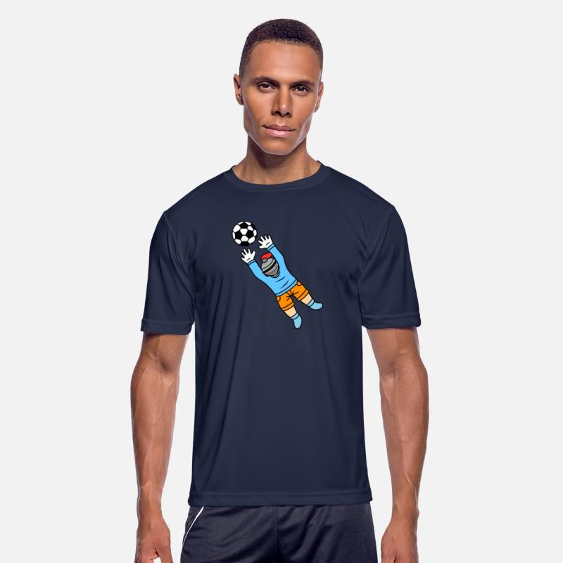 Cute cartoon knight goalkeeper