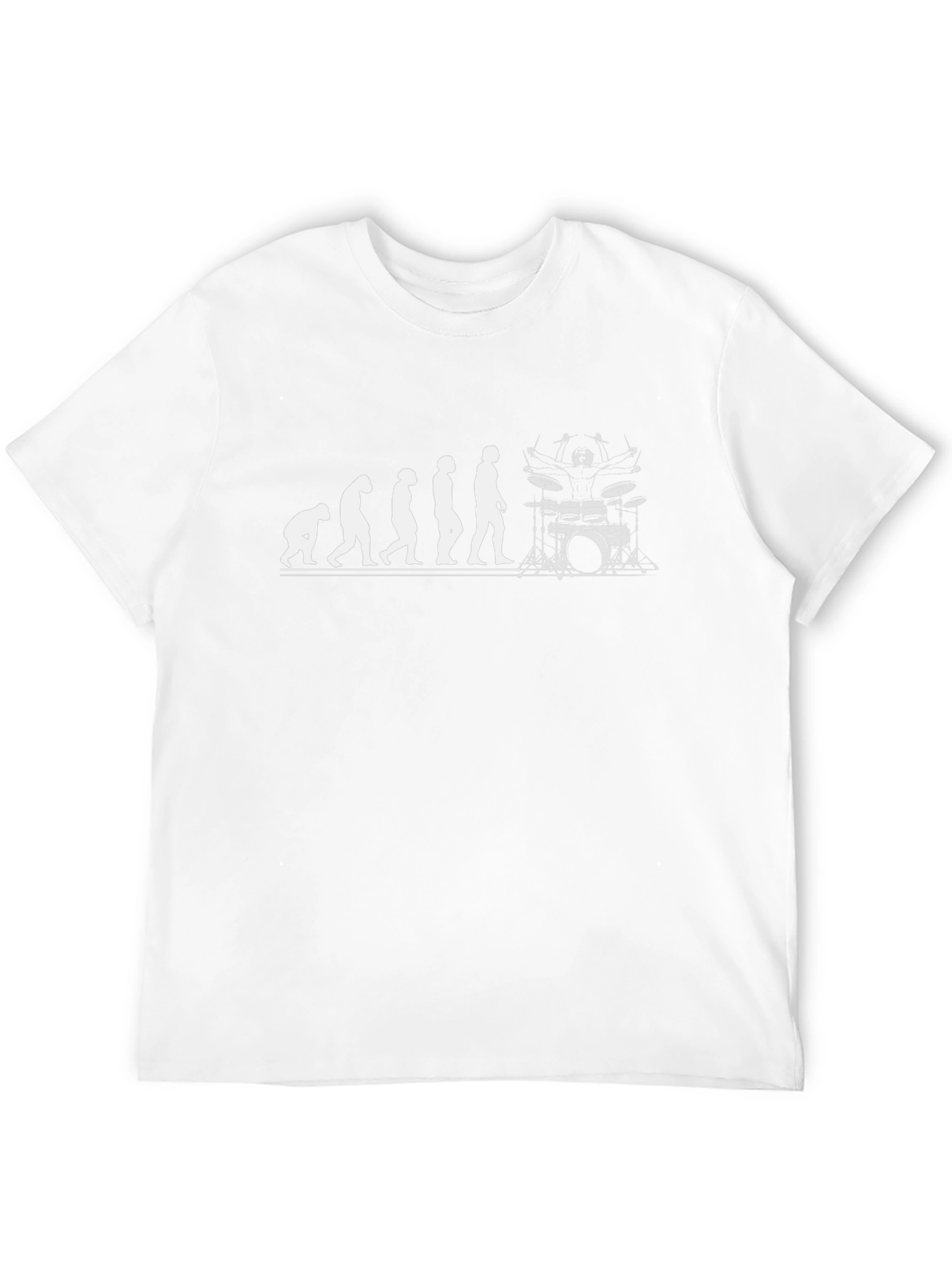 Evolution of Drumming Black T-Shirt