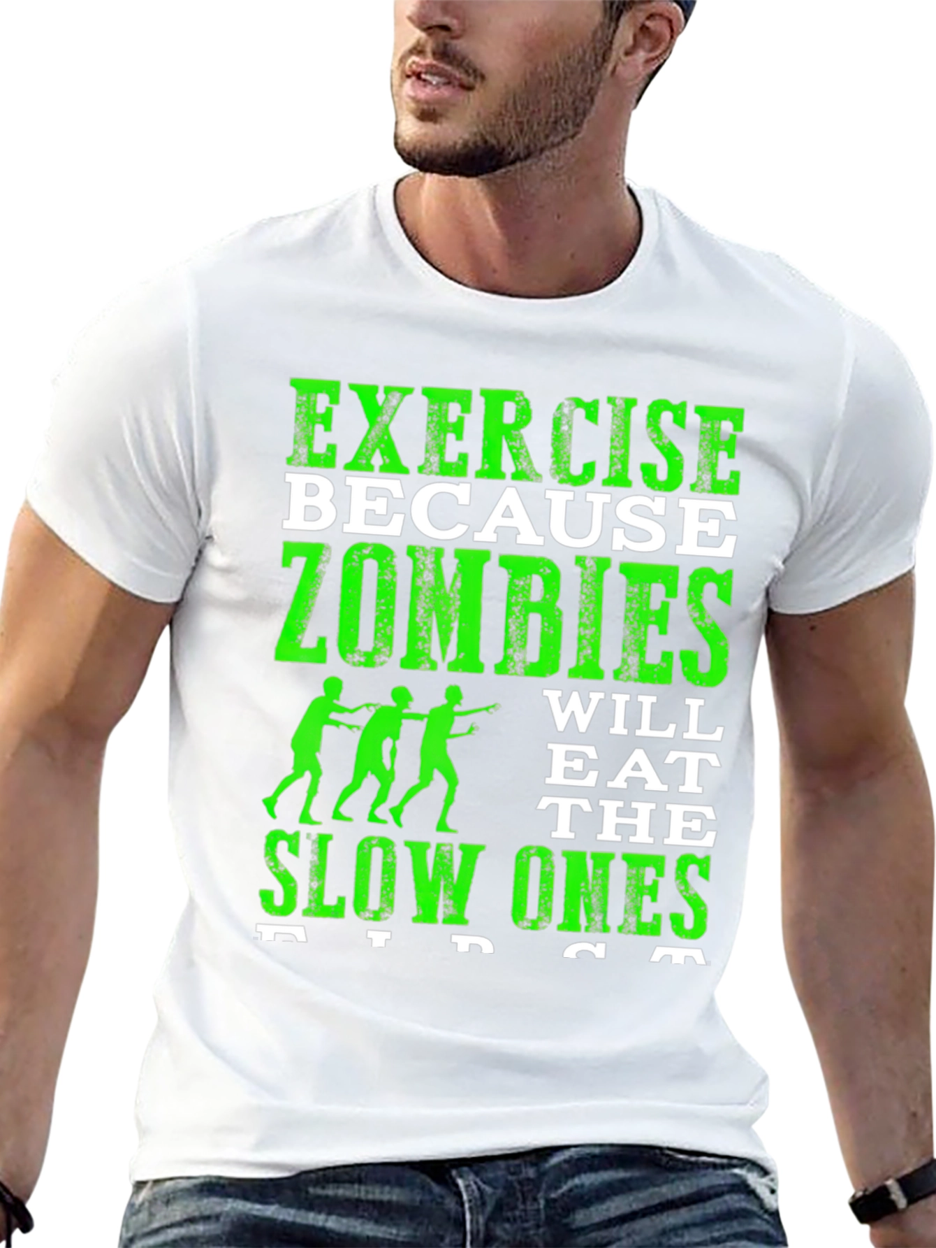 Zombie Run T-Shirt - Exercise Because Zombies