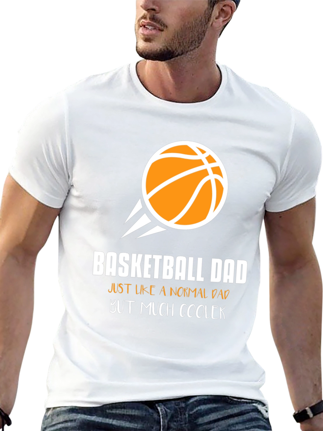 Basketball Dad T-Shirt - Cool Dad Tee
