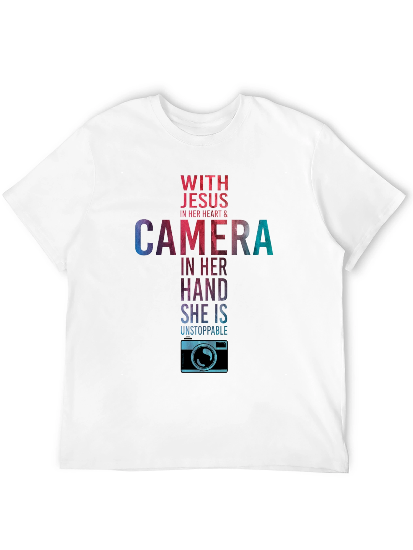 With Jesus & Camera T-Shirt