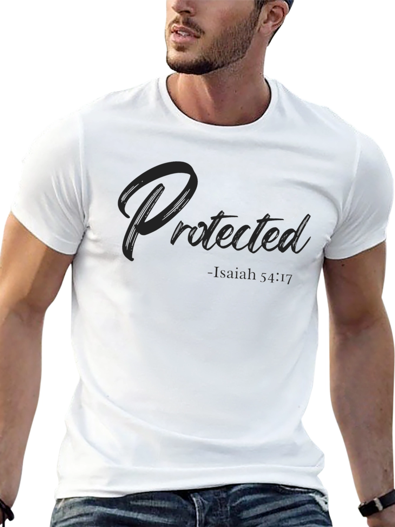 Protected Isaiah 54:17 Graphic Tee