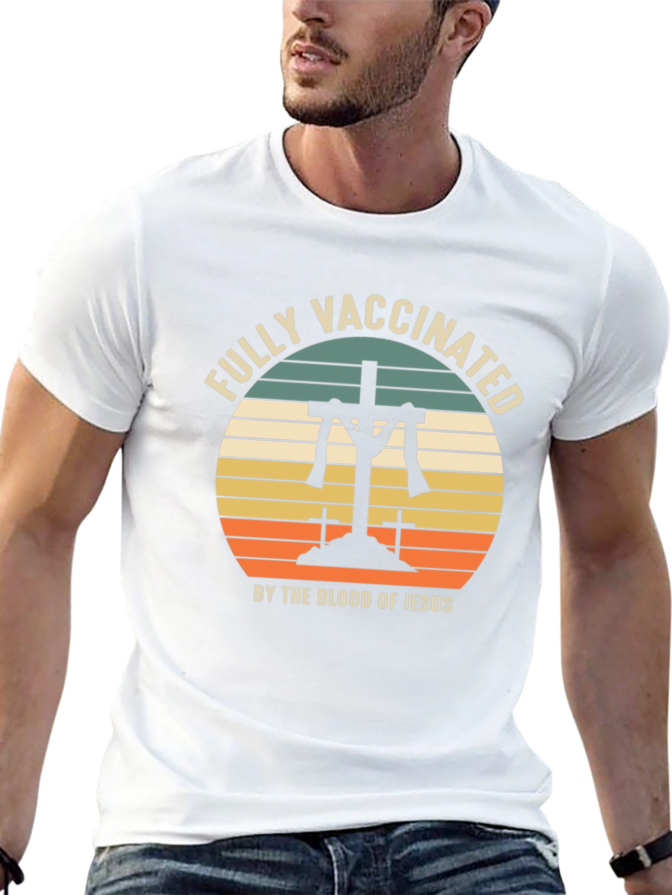 Fully Vaccinated by the Blood of Jesus Tee