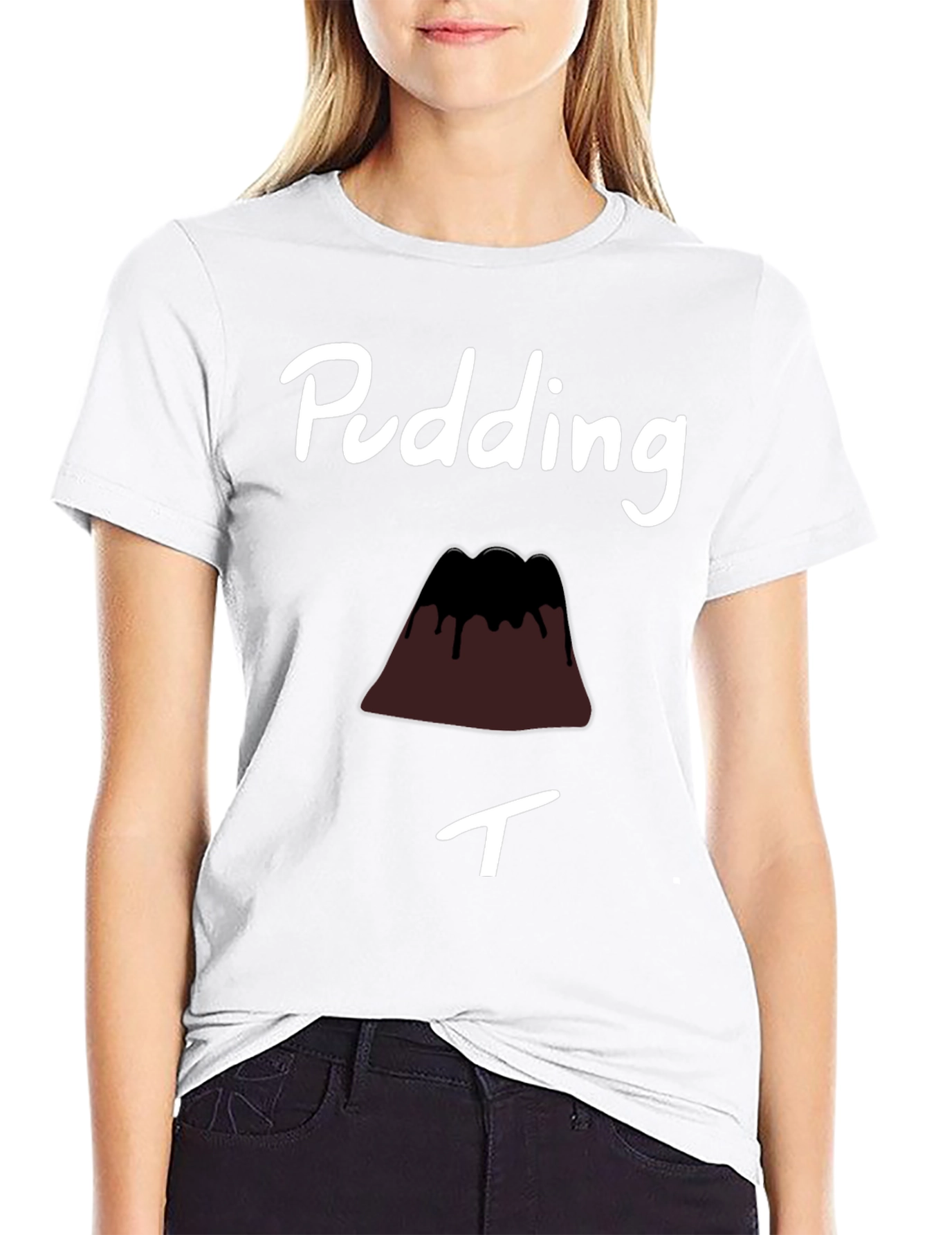 Pudding T-Shirt Funny Dessert Tee