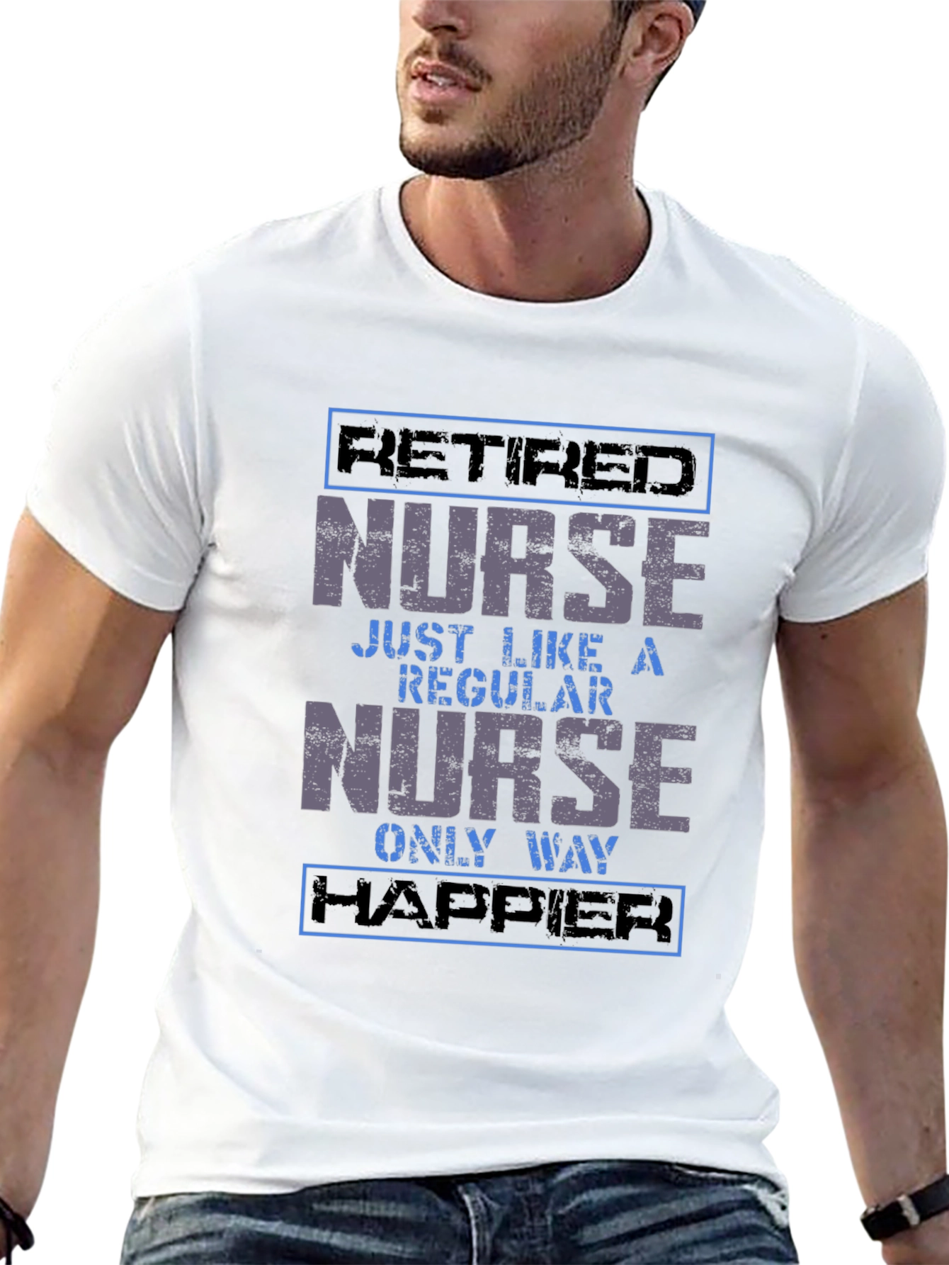 Retired Nurse T-Shirt - Happier Than Ever!