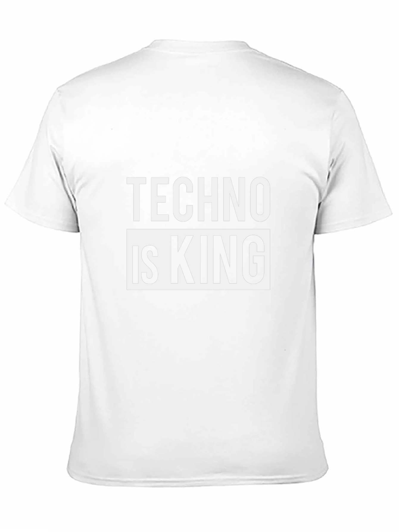 Techno is King Black T-Shirt