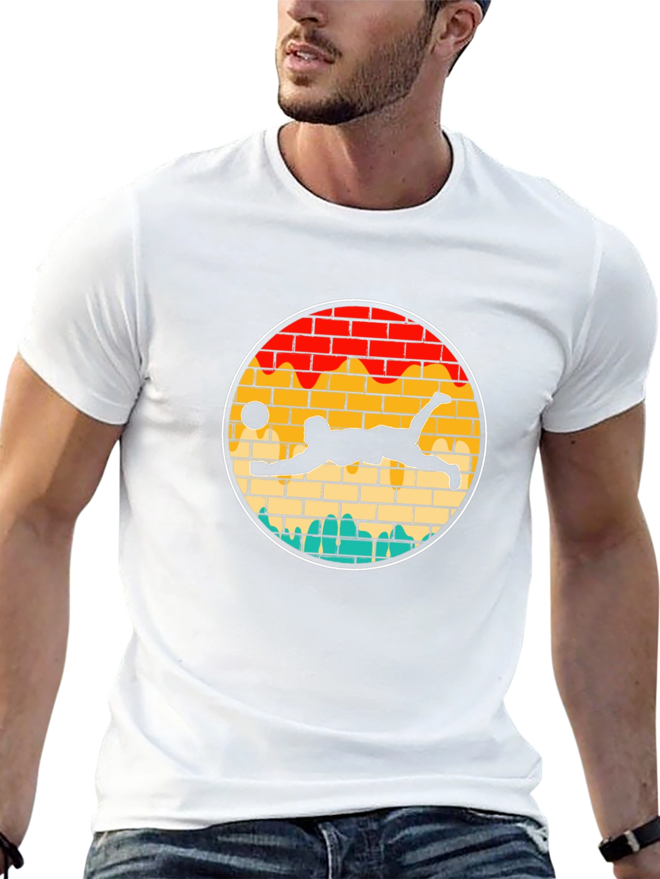 Volleyball Player Sunset T-Shirt