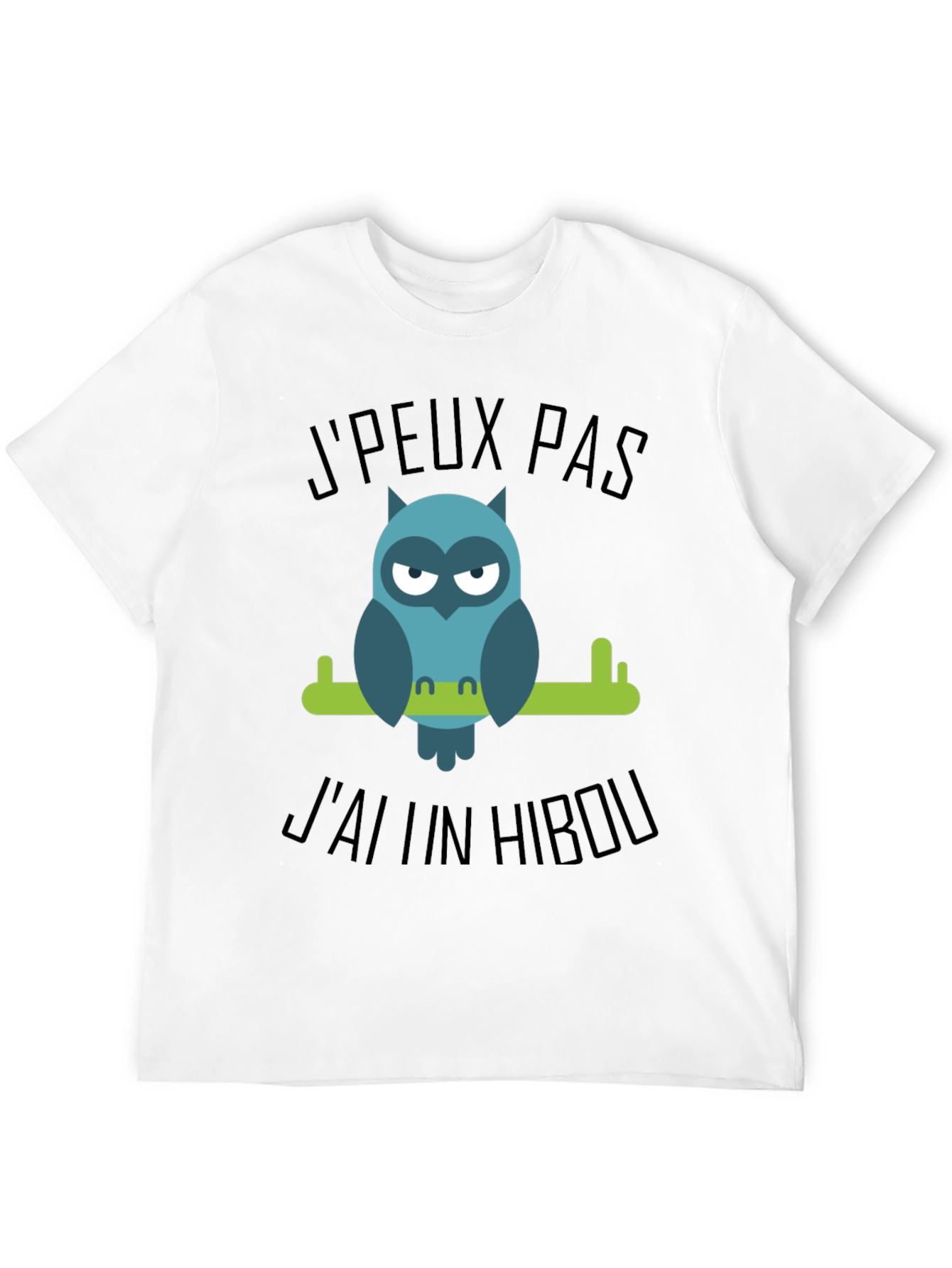 Owl Graphic T-Shirt - Jpeux pas jai un hibou