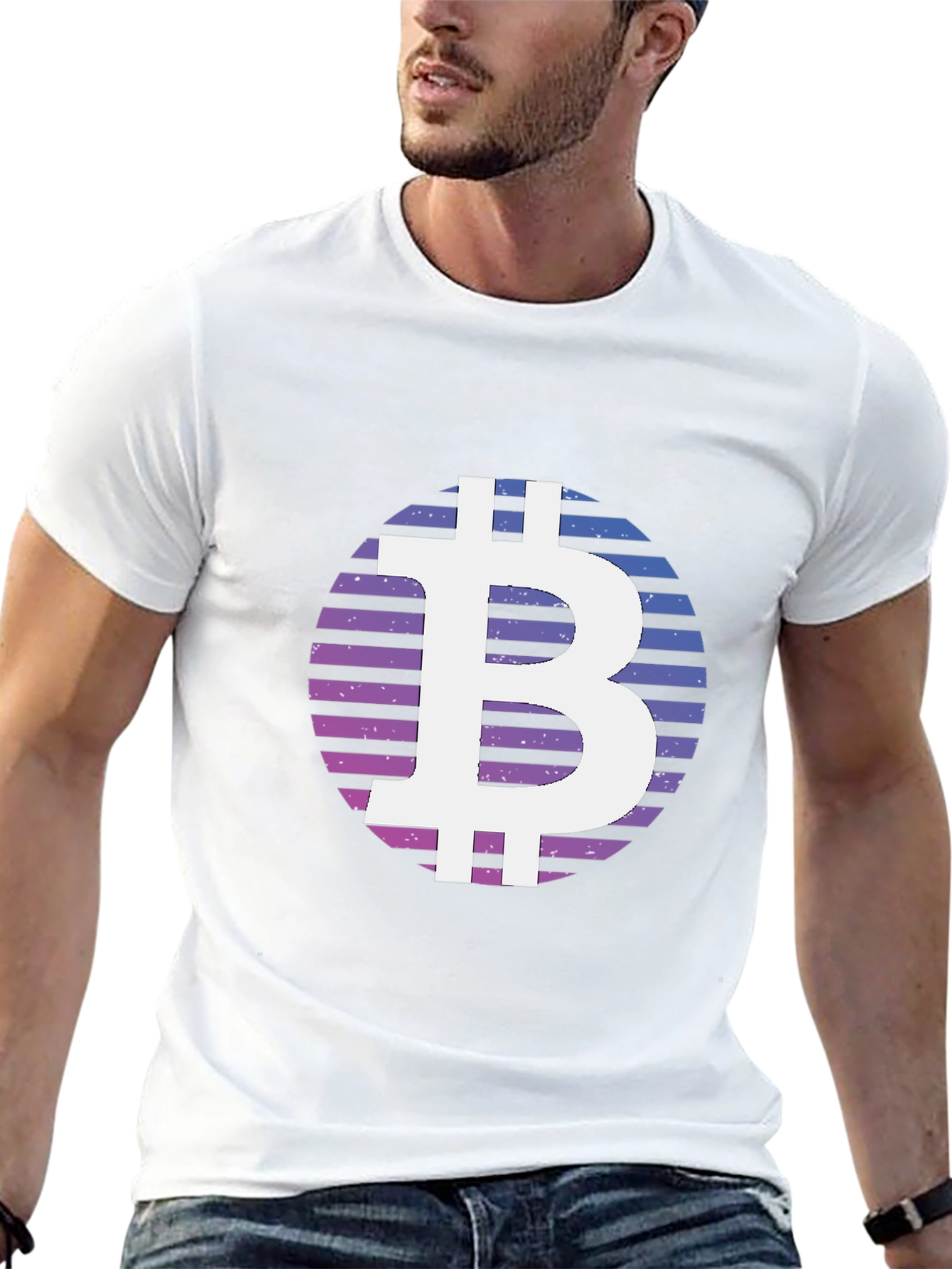 Bitcoin Graphic T-Shirt - Retro Crypto Tee