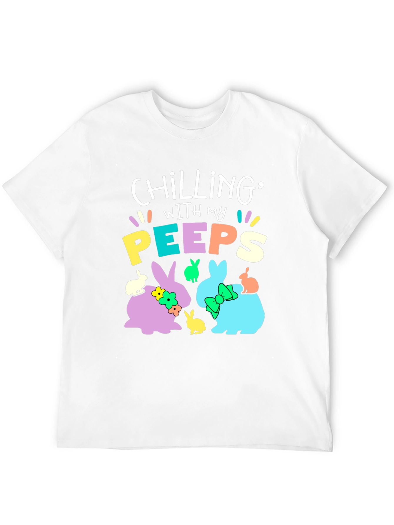 Chilling With My Peeps Easter T-Shirt