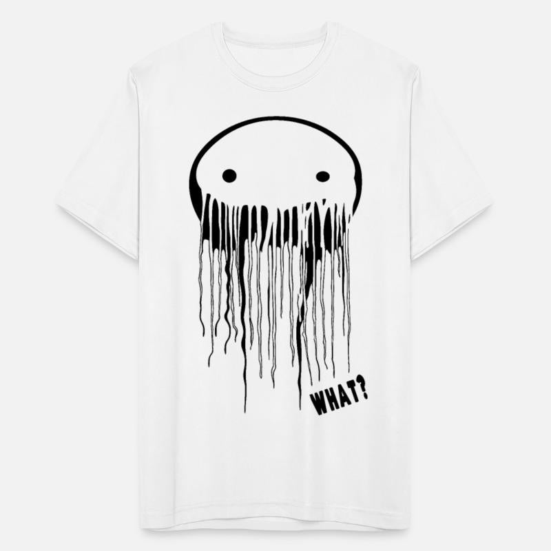 Eerie Evil Jellyfish, Trippy, White Wear