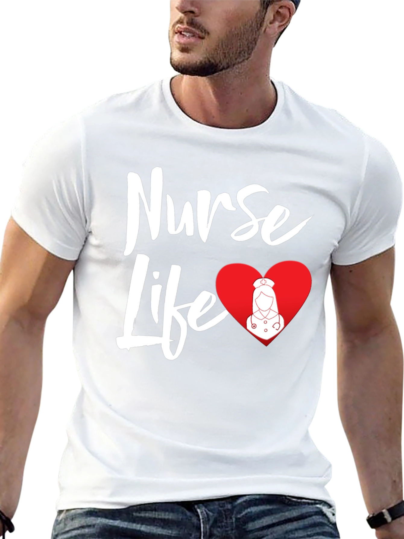 Nurse Life T-Shirt Black Cotton Tee
