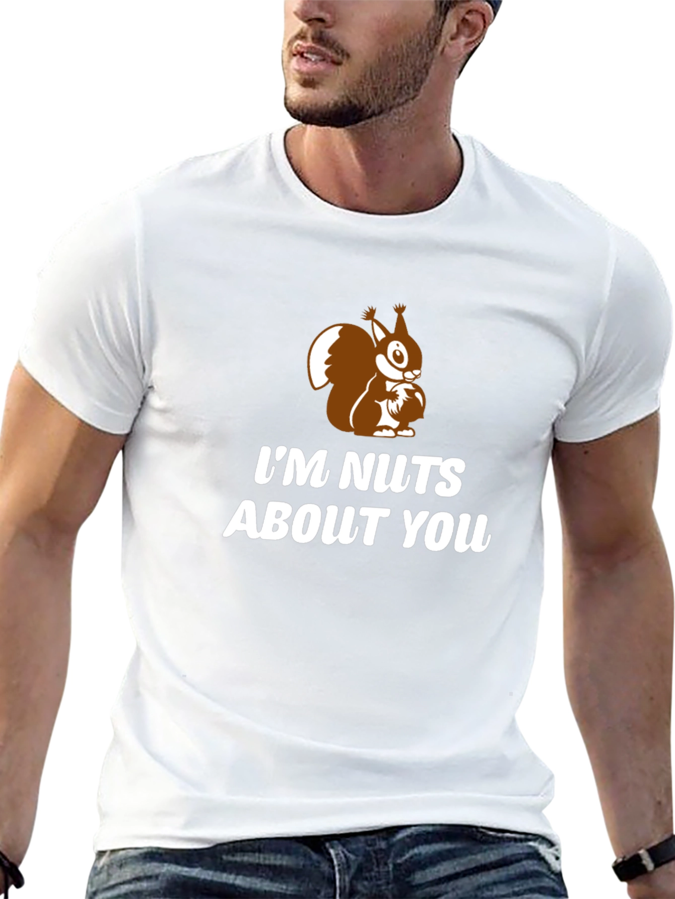 Im Nuts About You Squirrel Graphic Tee