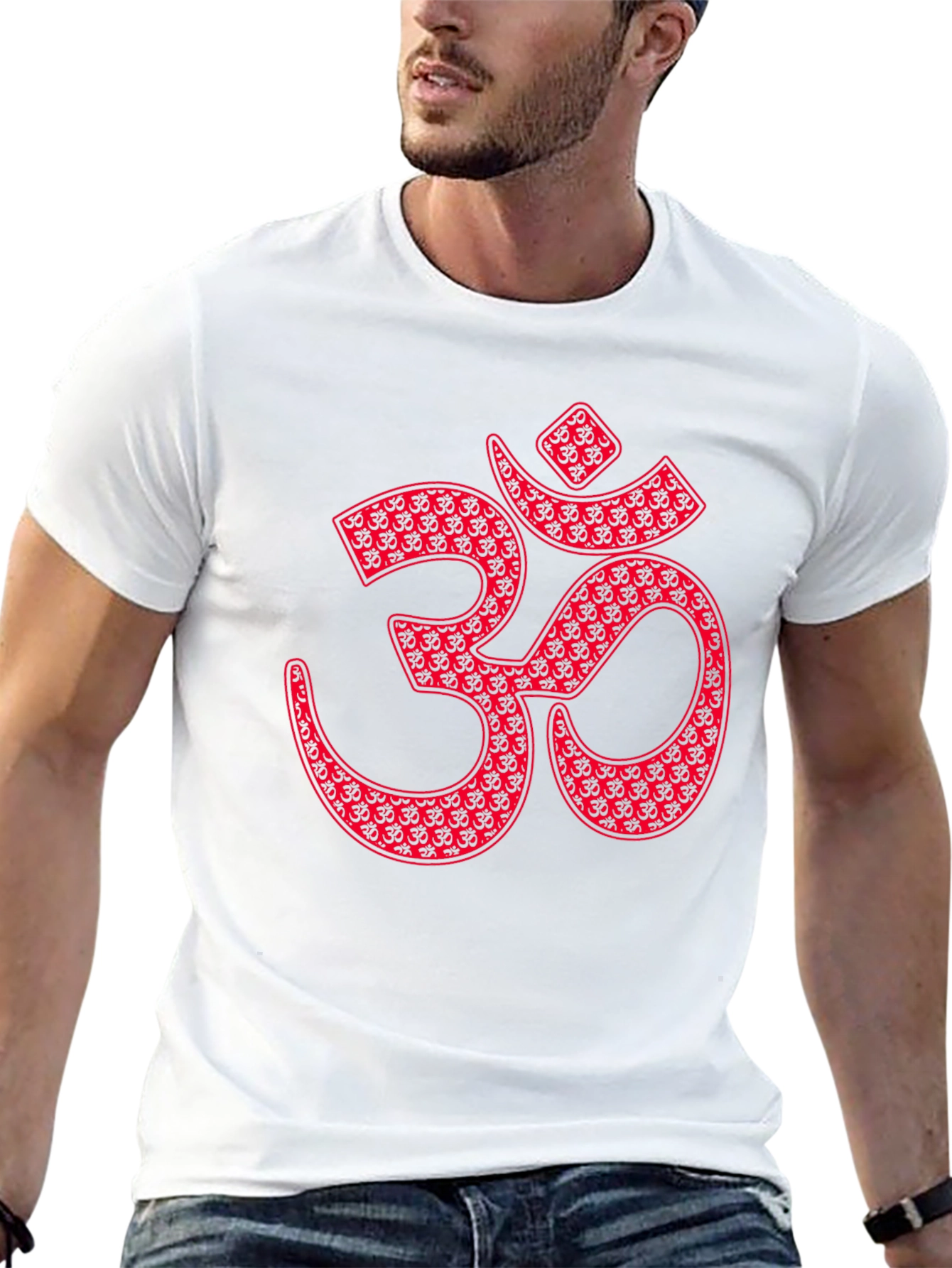 Om Symbol Graphic T-Shirt - Black