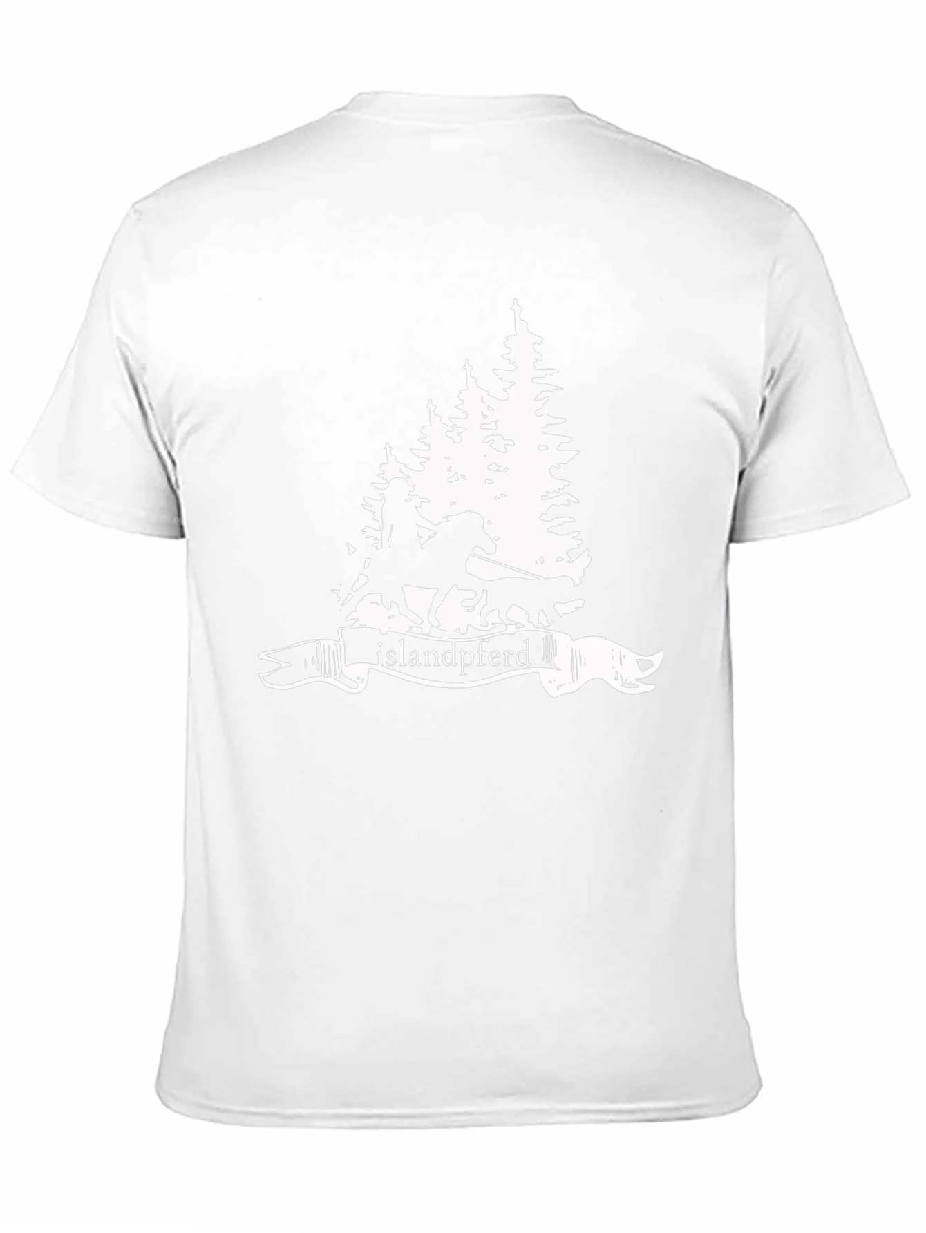 Islandpferd Forest Graphic Tee - Black