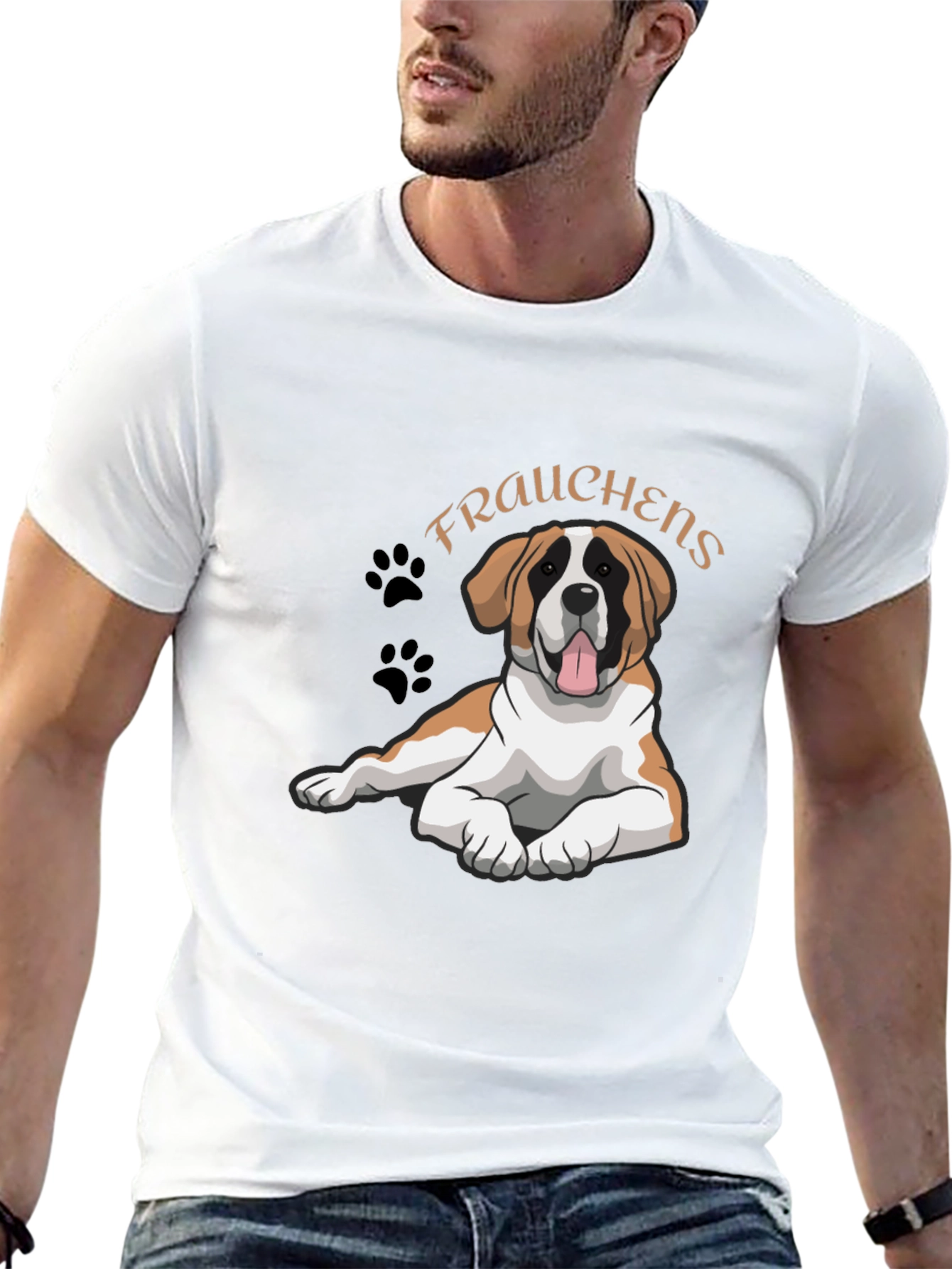 Frauchens Dog T-Shirt Cute Pet Lover Tee