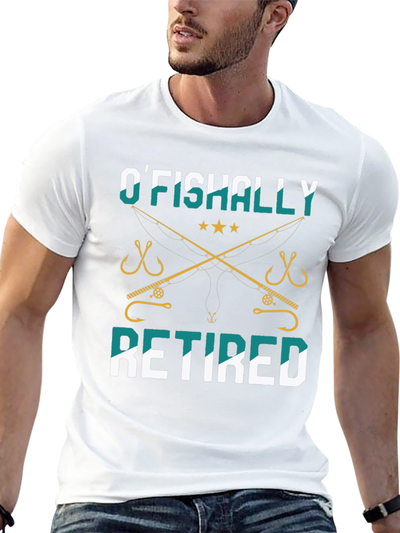 OFishally Retired Fishing T-Shirt