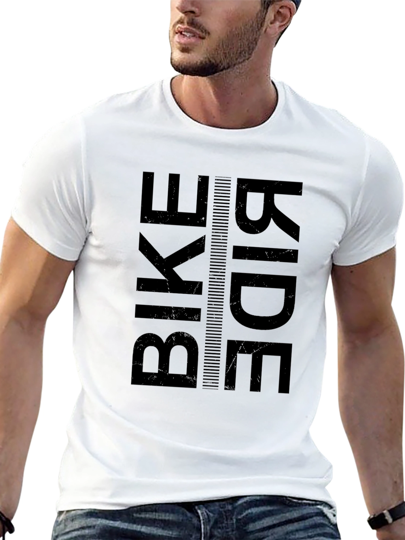 Black Bike Ride Graphic Tee