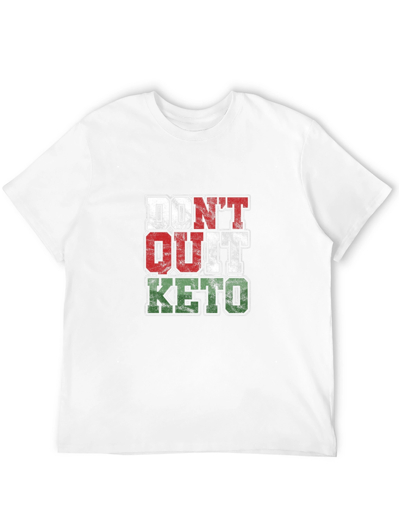 Dont Quit Keto Graphic Tee - Black Cotton T-Shirt