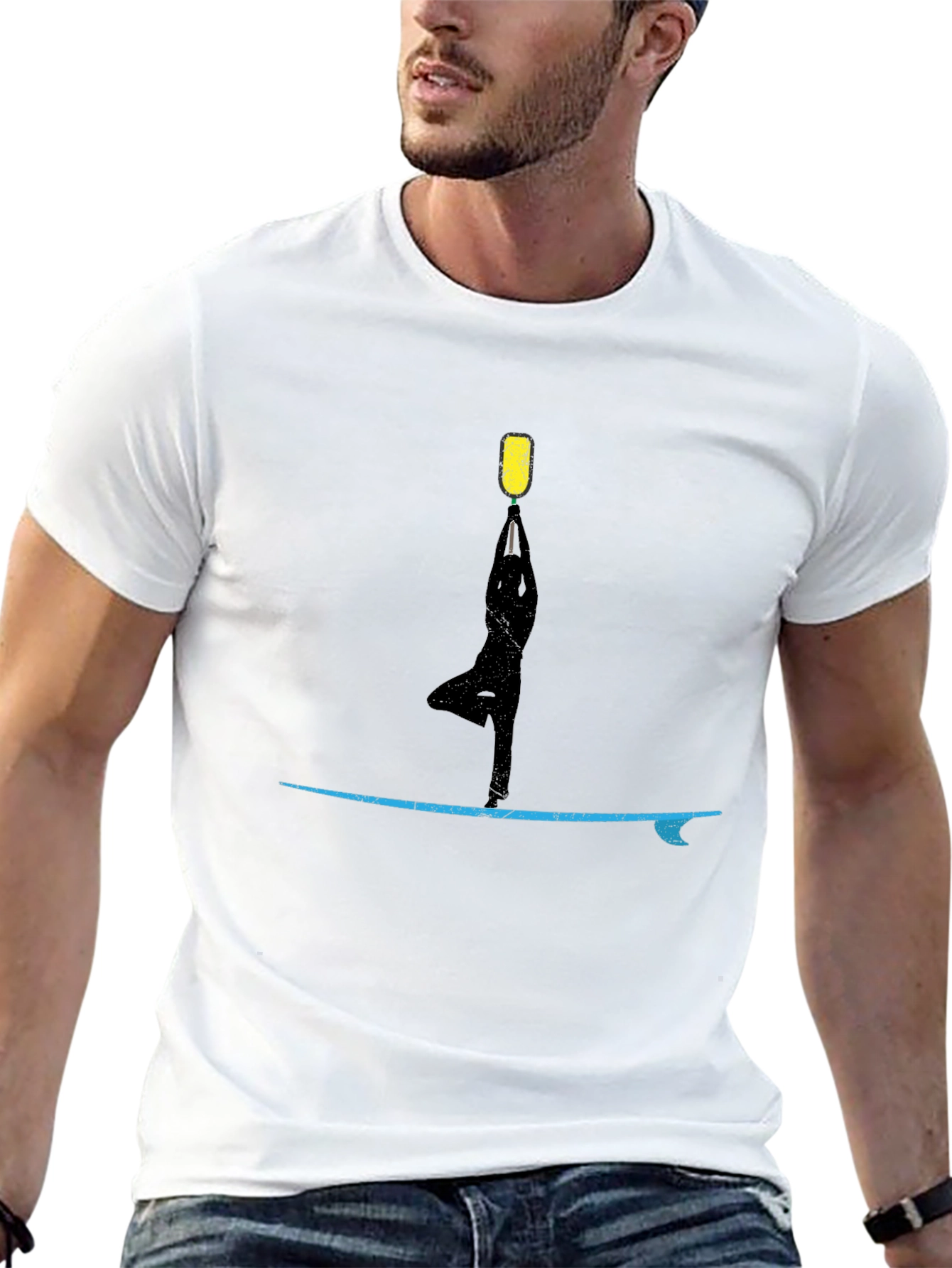Yoga Surfer Tee - Balance & Style