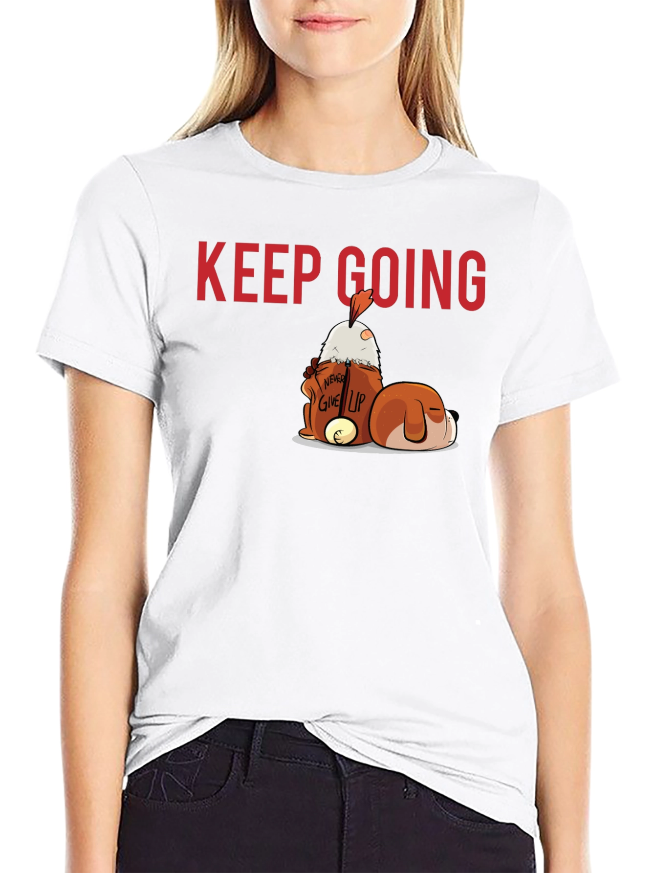 Keep Going Tee - Motivational Graphic T-Shirt