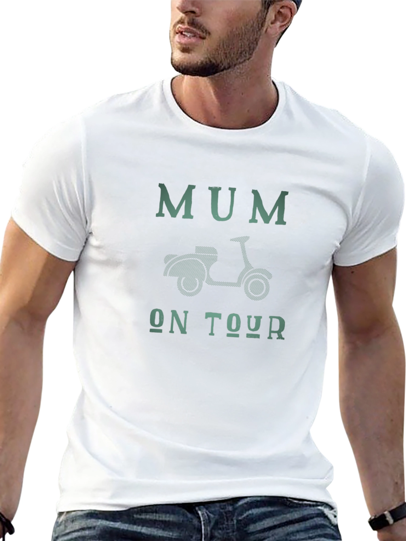 Mum on Tour Scooter Graphic T-Shirt