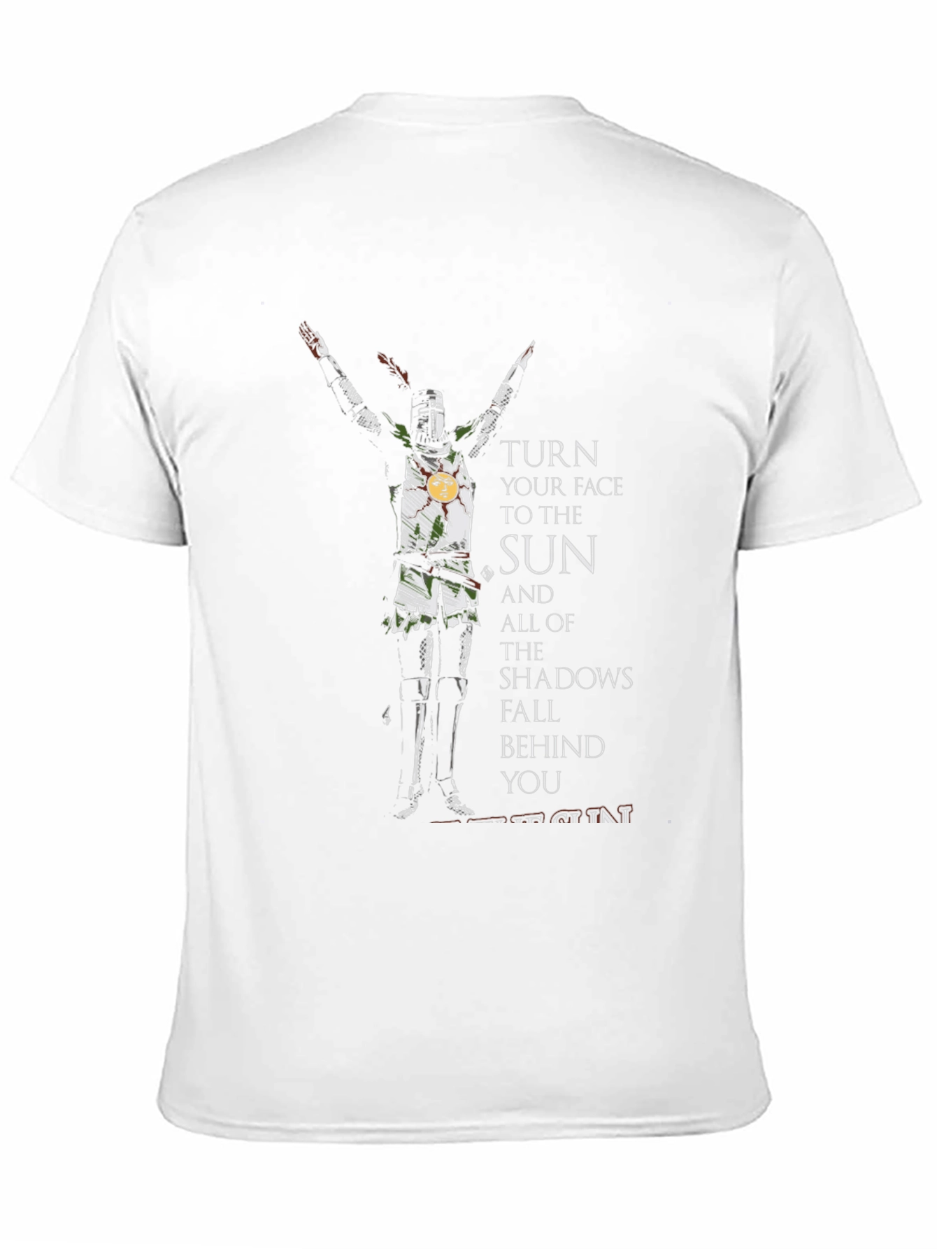 Dark Souls Praise the Sun Black Graphic T-Shirt