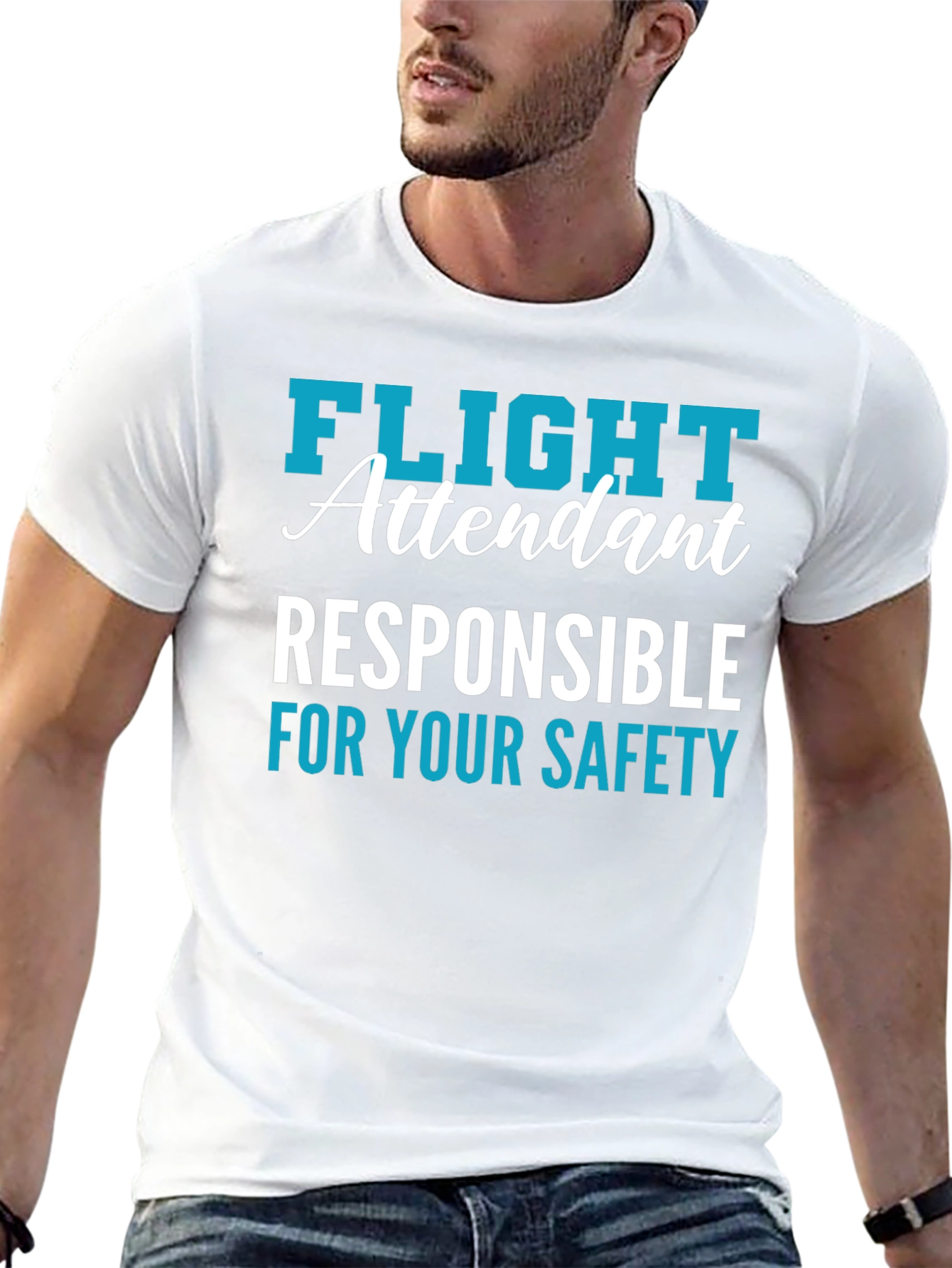 Flight Attendant Safety Responsibility T-Shirt