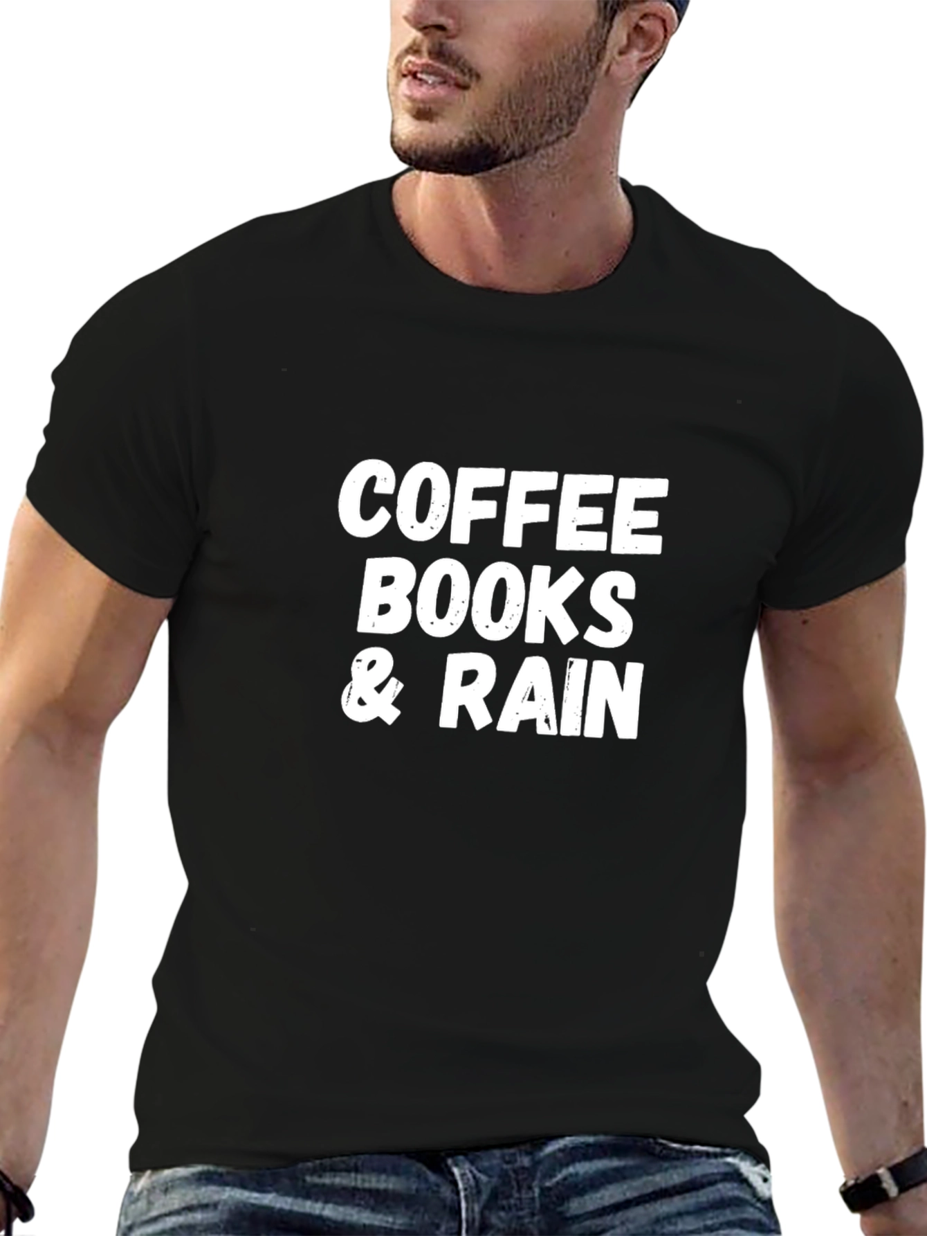 Coffee Books & Rain Graphic Tee