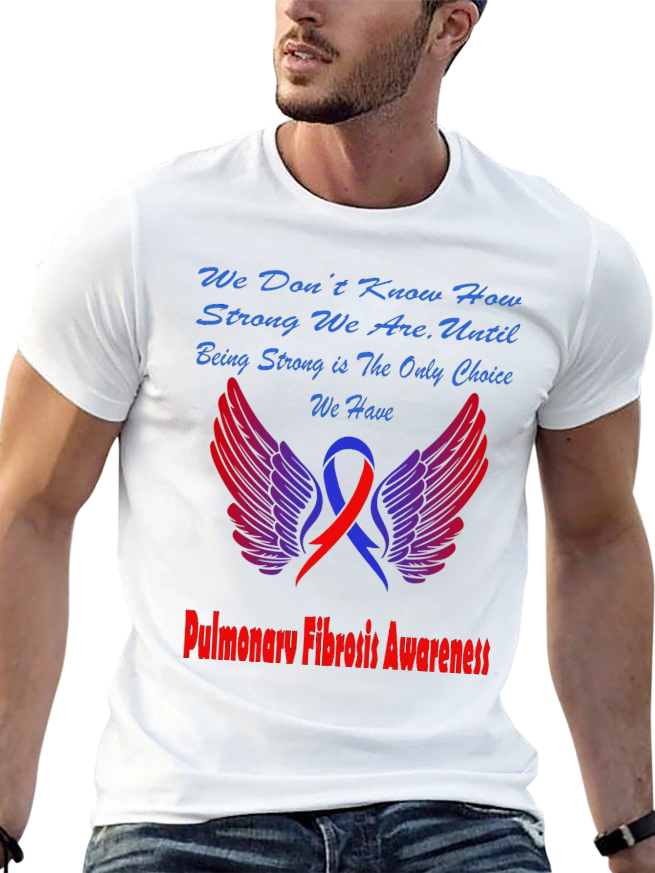 Pulmonary Fibrosis Awareness T-Shirt