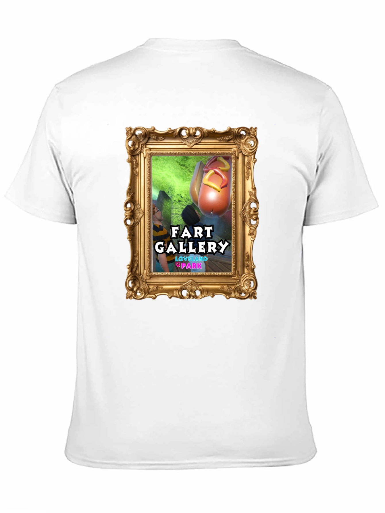 Fart Gallery Love and Plank Graphic T-Shirt