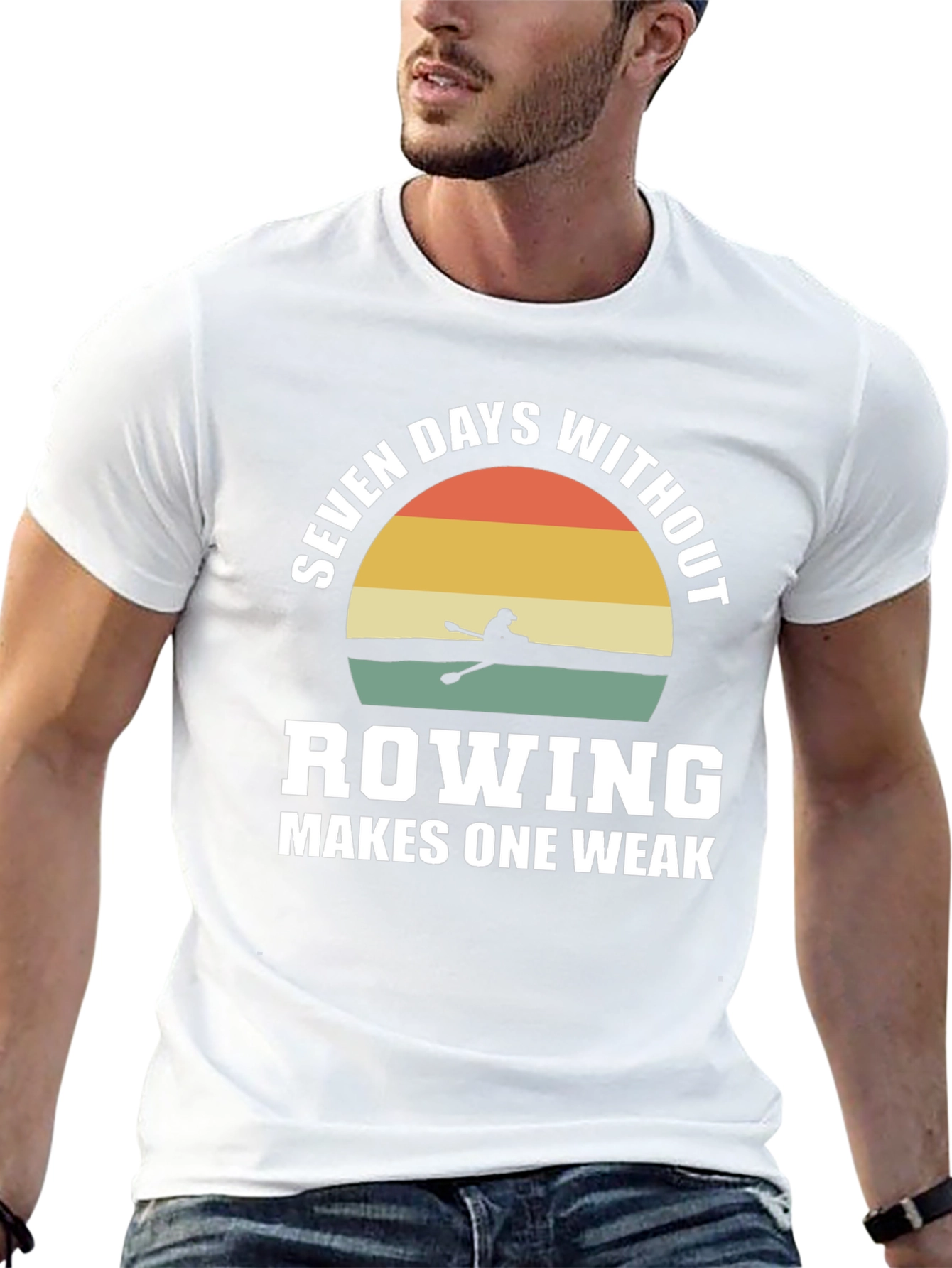 Rowing Makes One Weak Graphic Tee