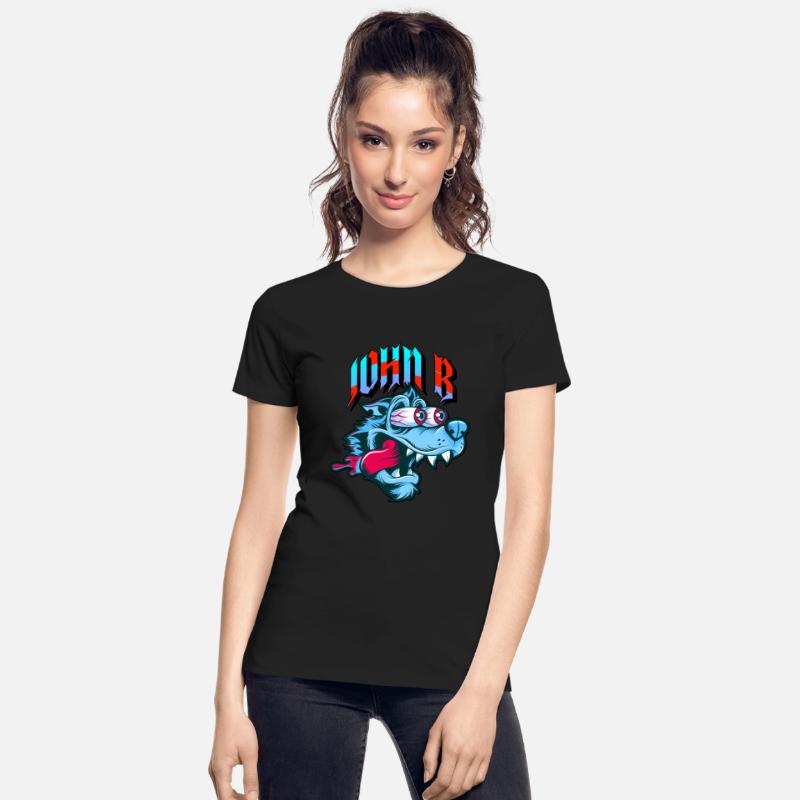 Funny Blue Dog with Big Eyes