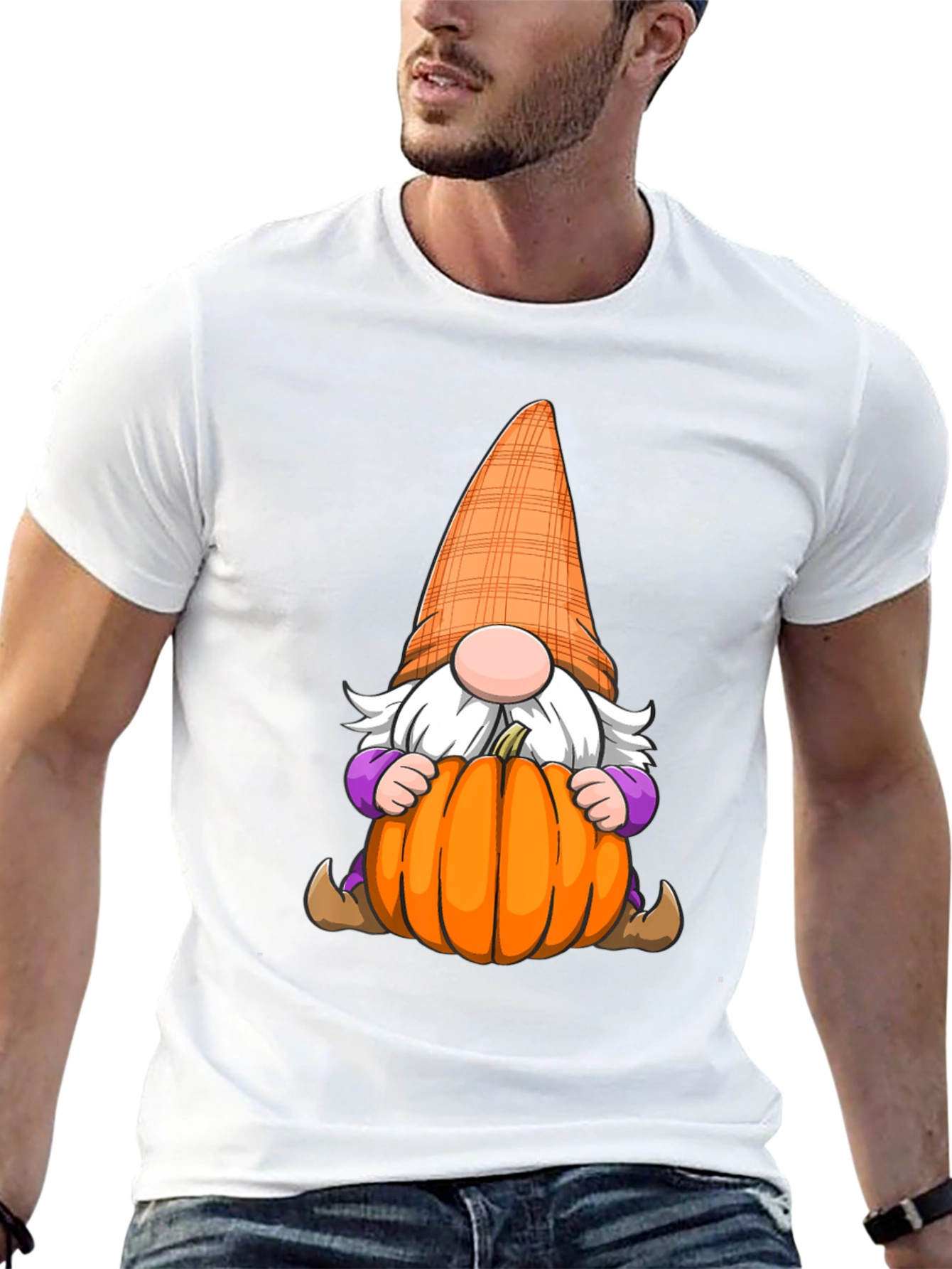Pumpkin Gnome Graphic Tee