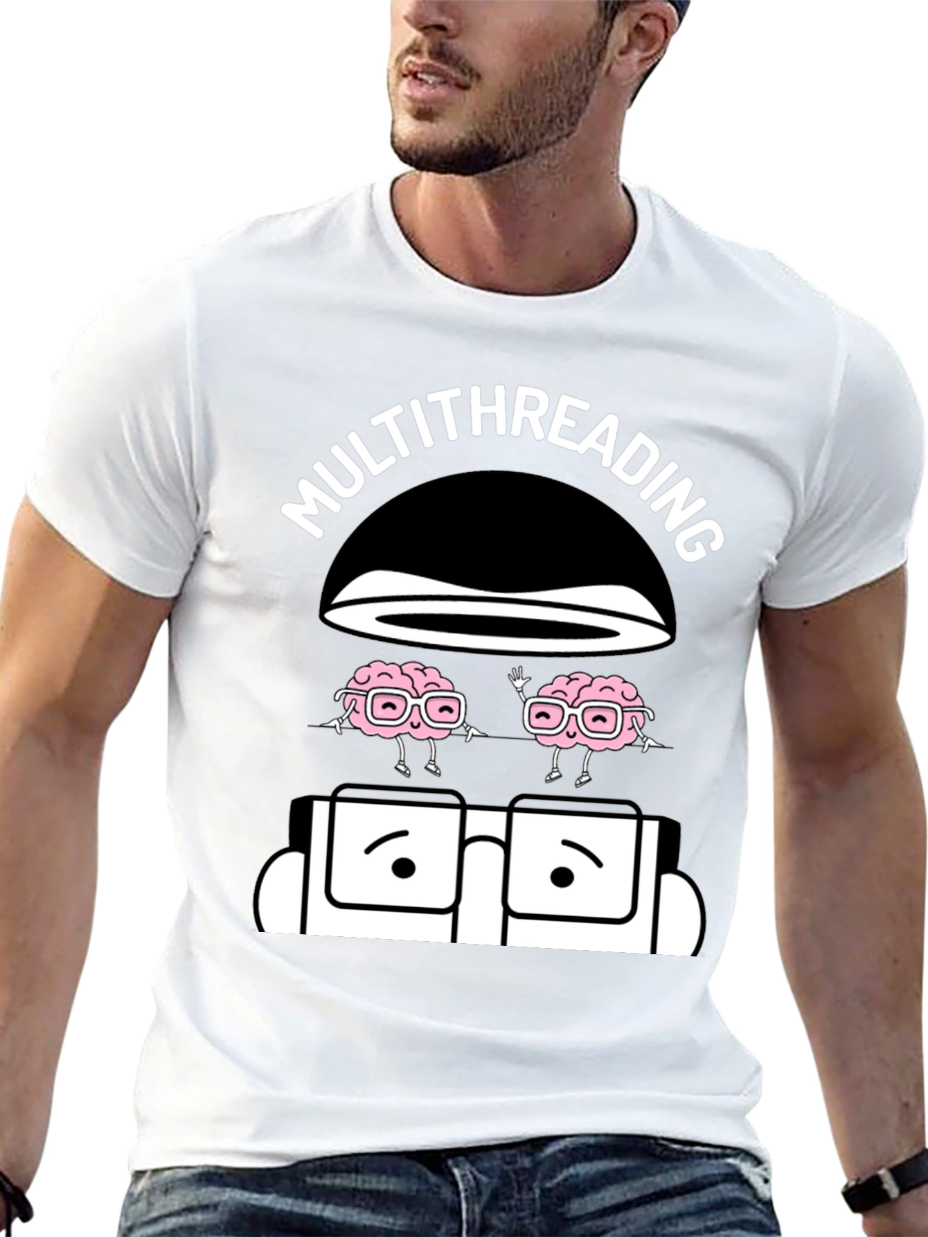Multithreading Brainy Humor T-Shirt