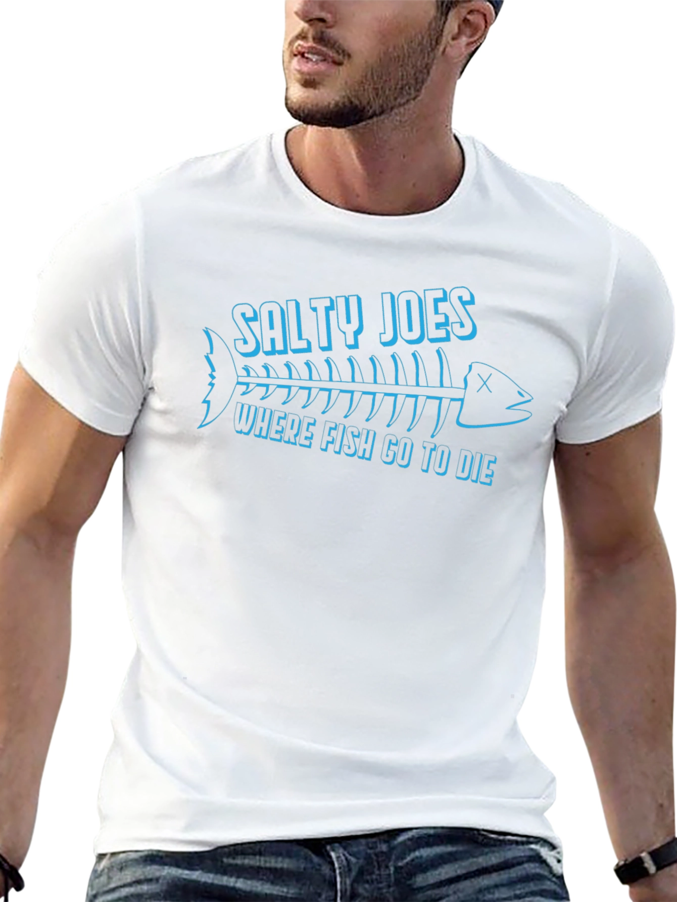 Salty Joes Fish Skeleton T-Shirt