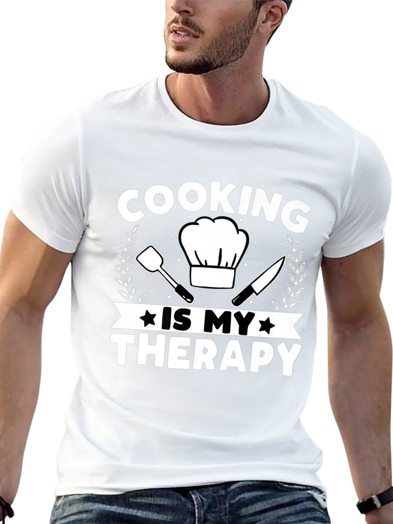 Cooking is My Therapy Graphic T-Shirt