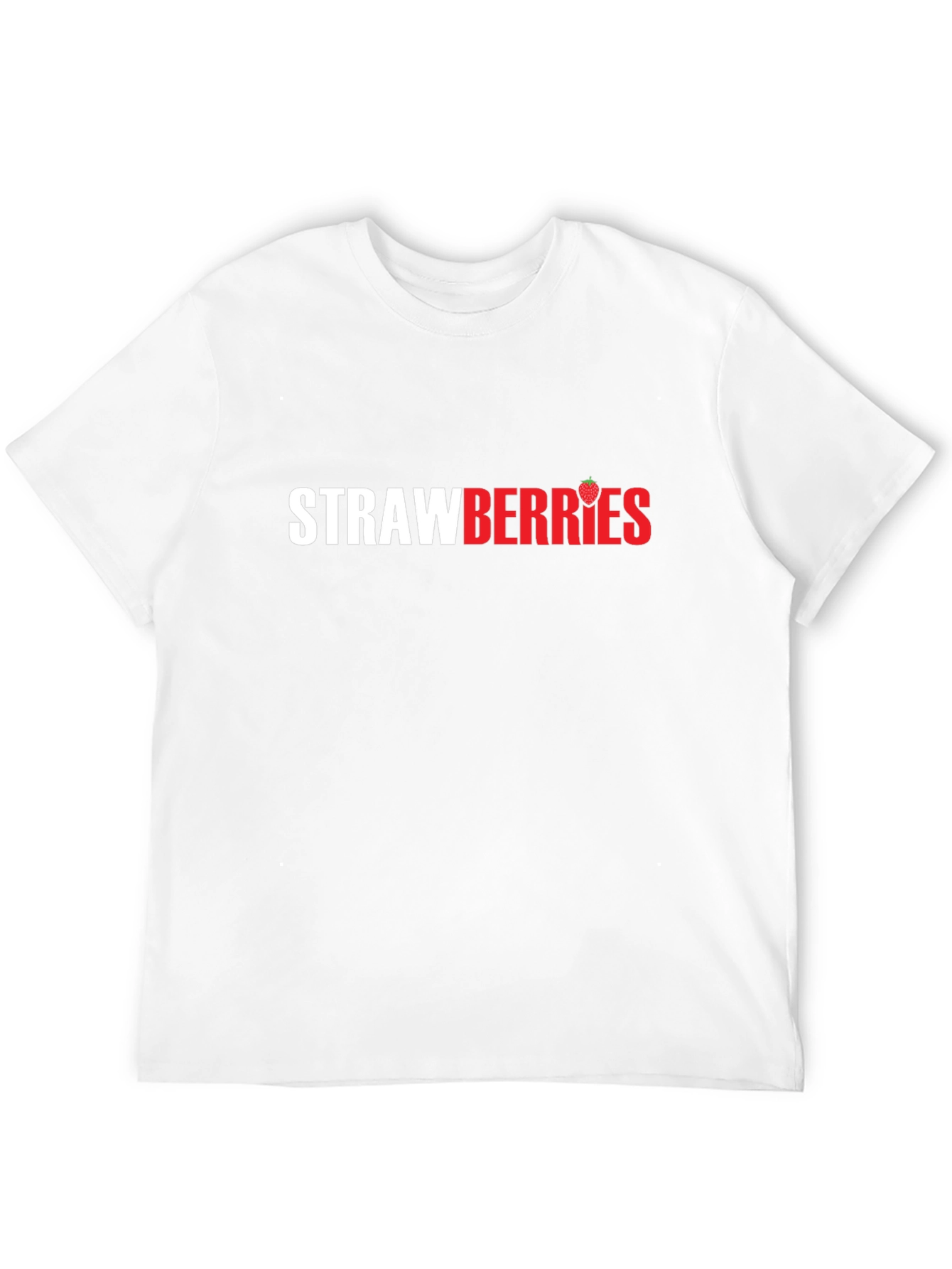 Strawberries Graphic Tee - Soft Cotton T-Shirt