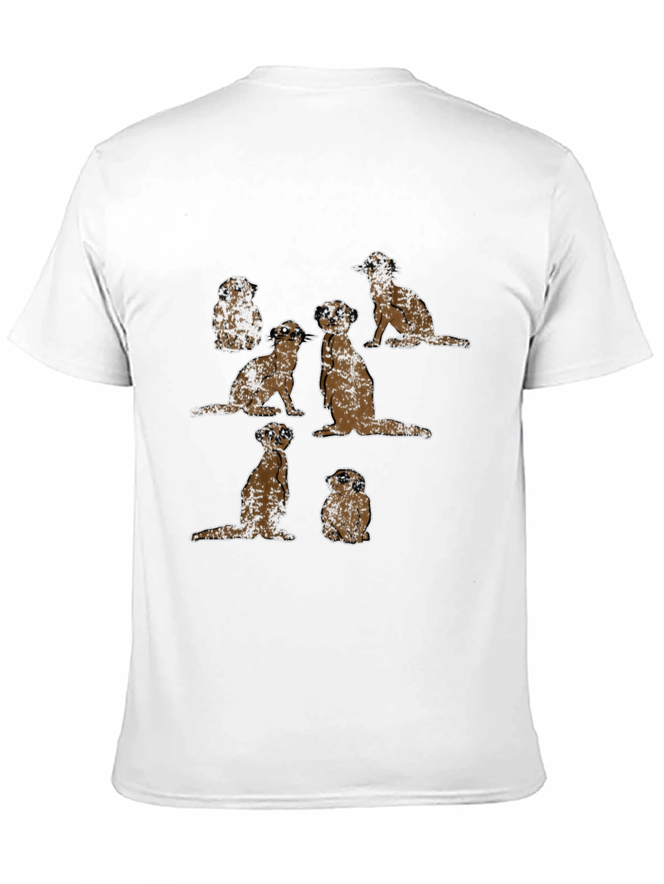 Meerkat Mob T-Shirt - Unique Animal Design