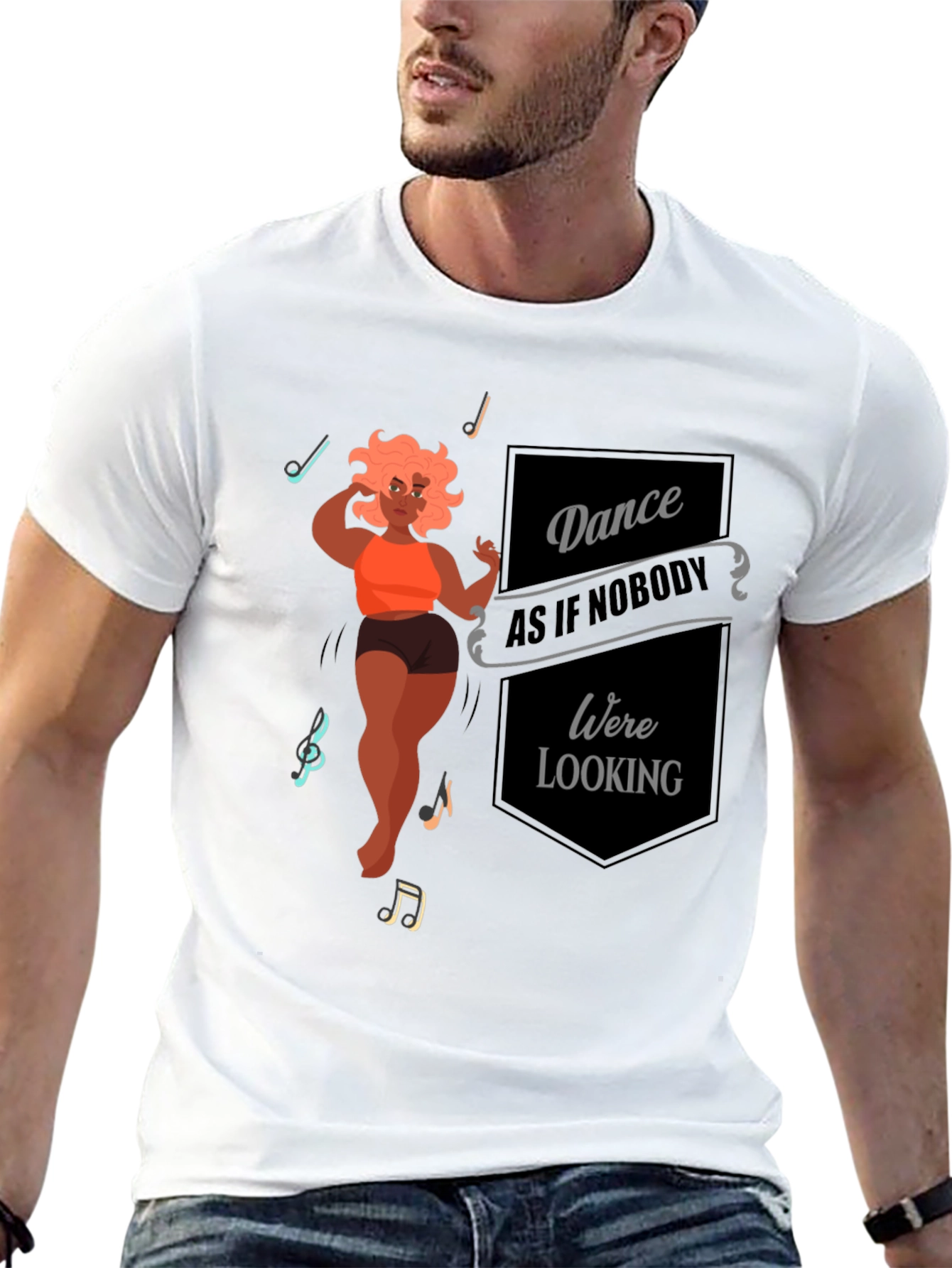 Dance Like Nobodys Watching Graphic Tee