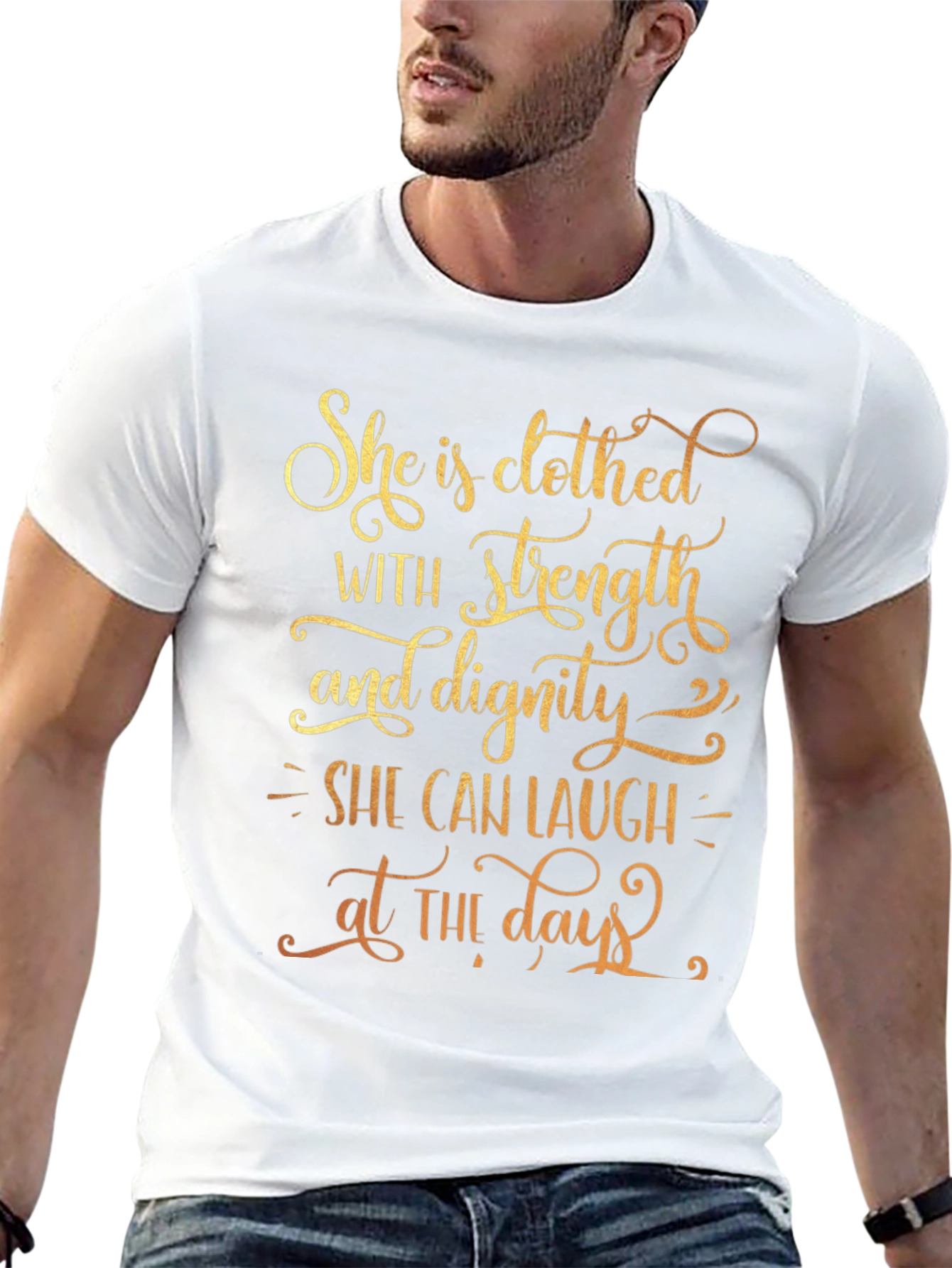 She is Clothed with Strength & Dignity T-Shirt