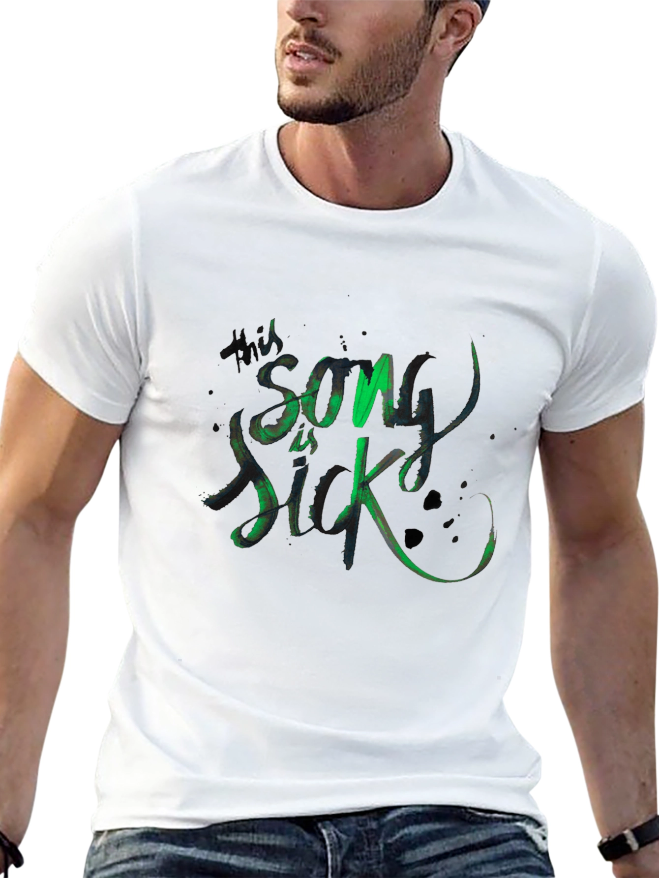This Song is Sick Black T-Shirt