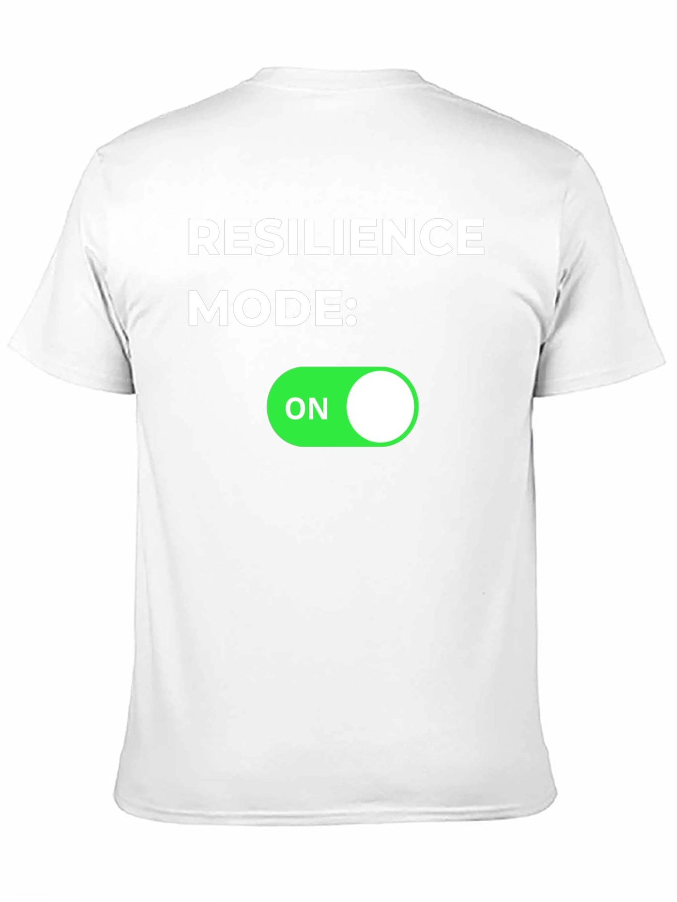 Resilience Mode ON Black T-Shirt