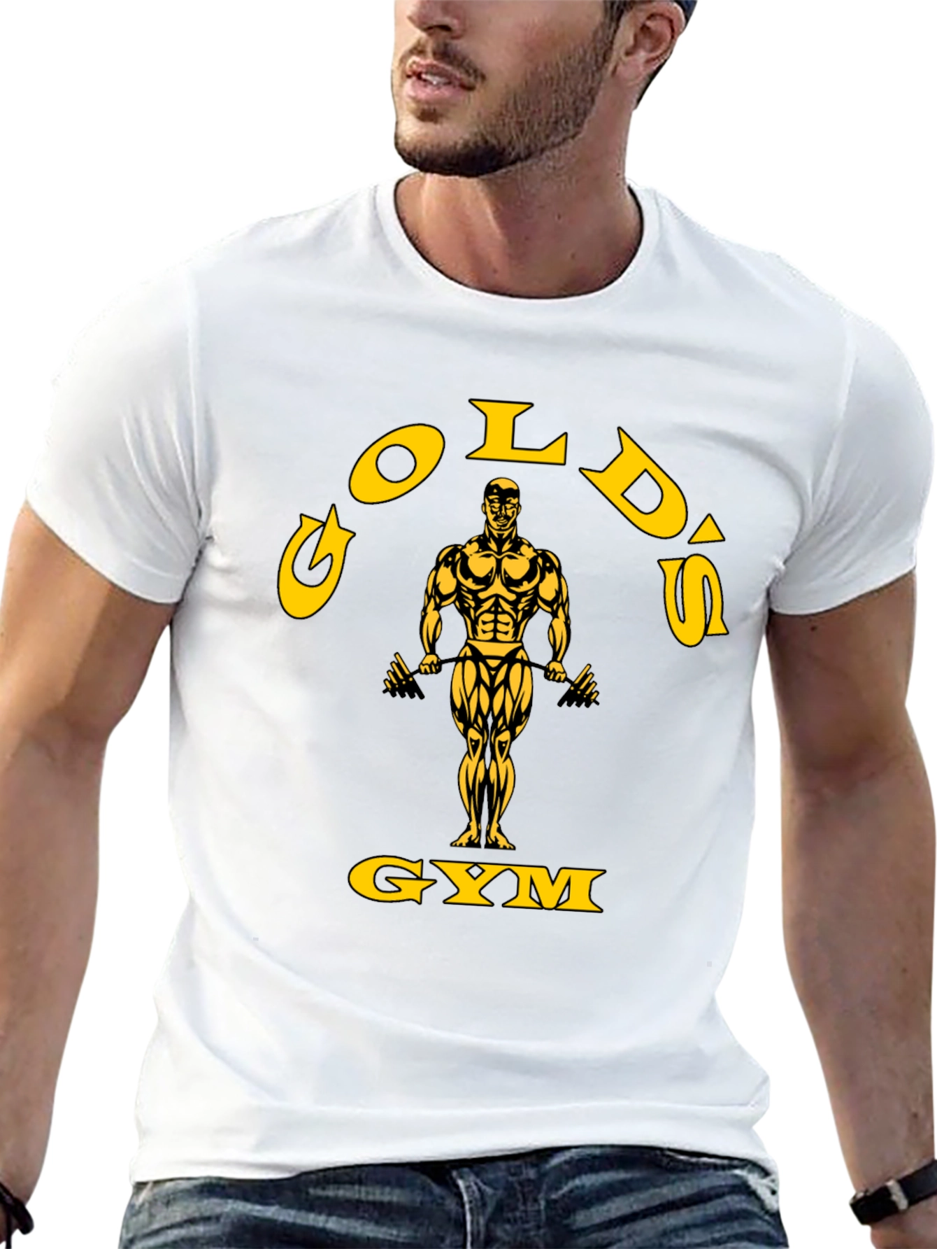 Golds Gym Black Graphic T-Shirt