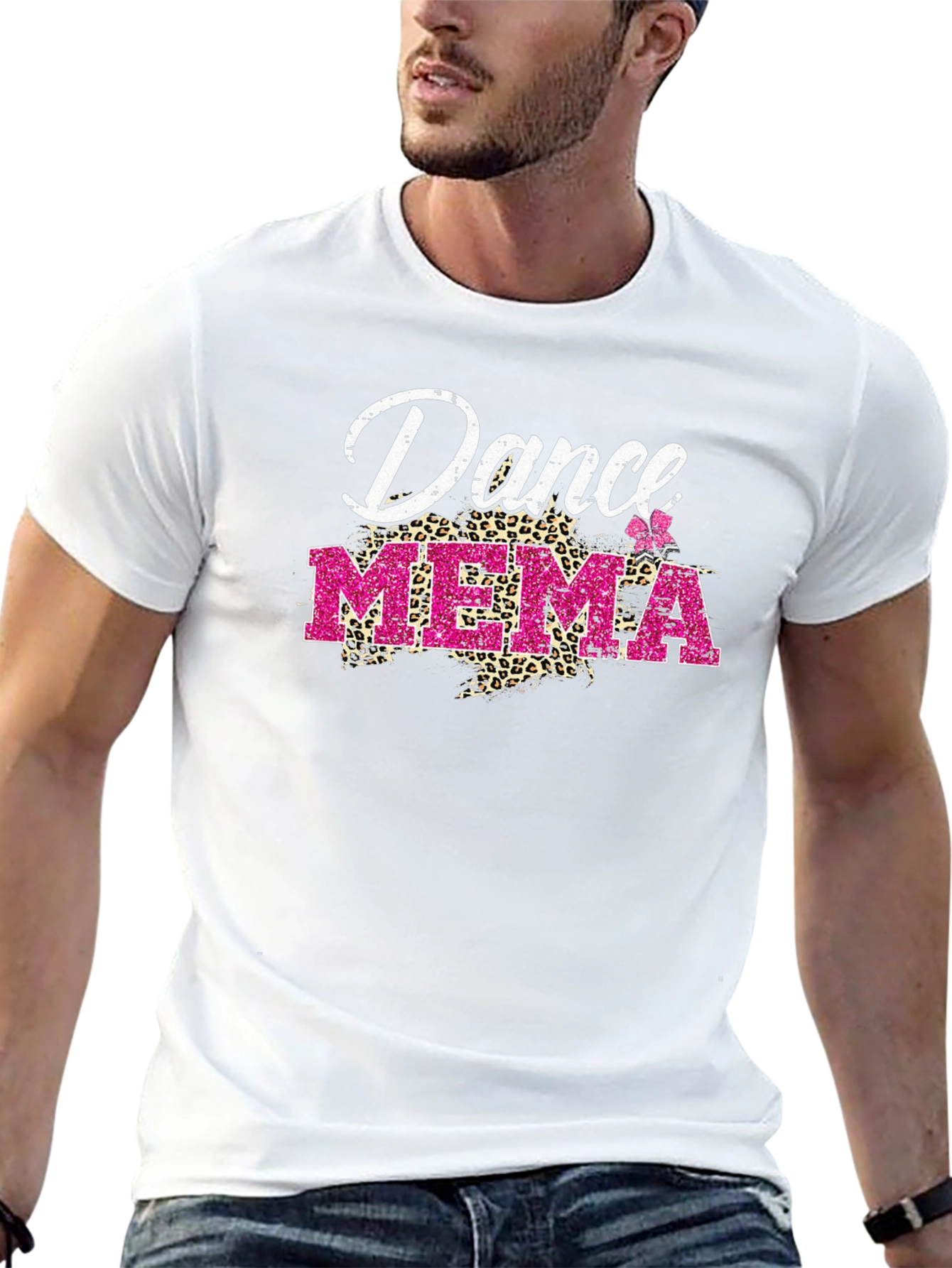 Dance Mema T-Shirt Leopard Print