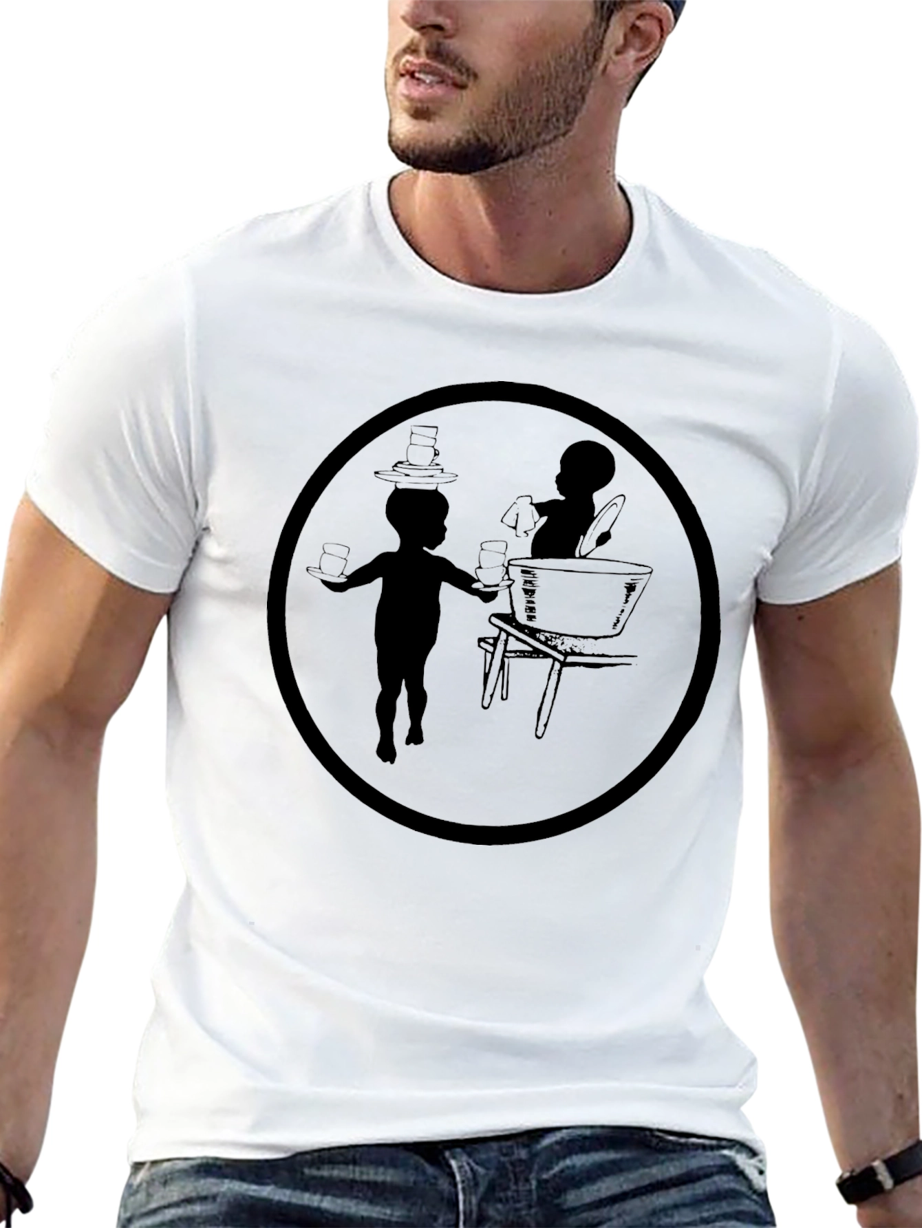 Silhouette Graphic Print Tee